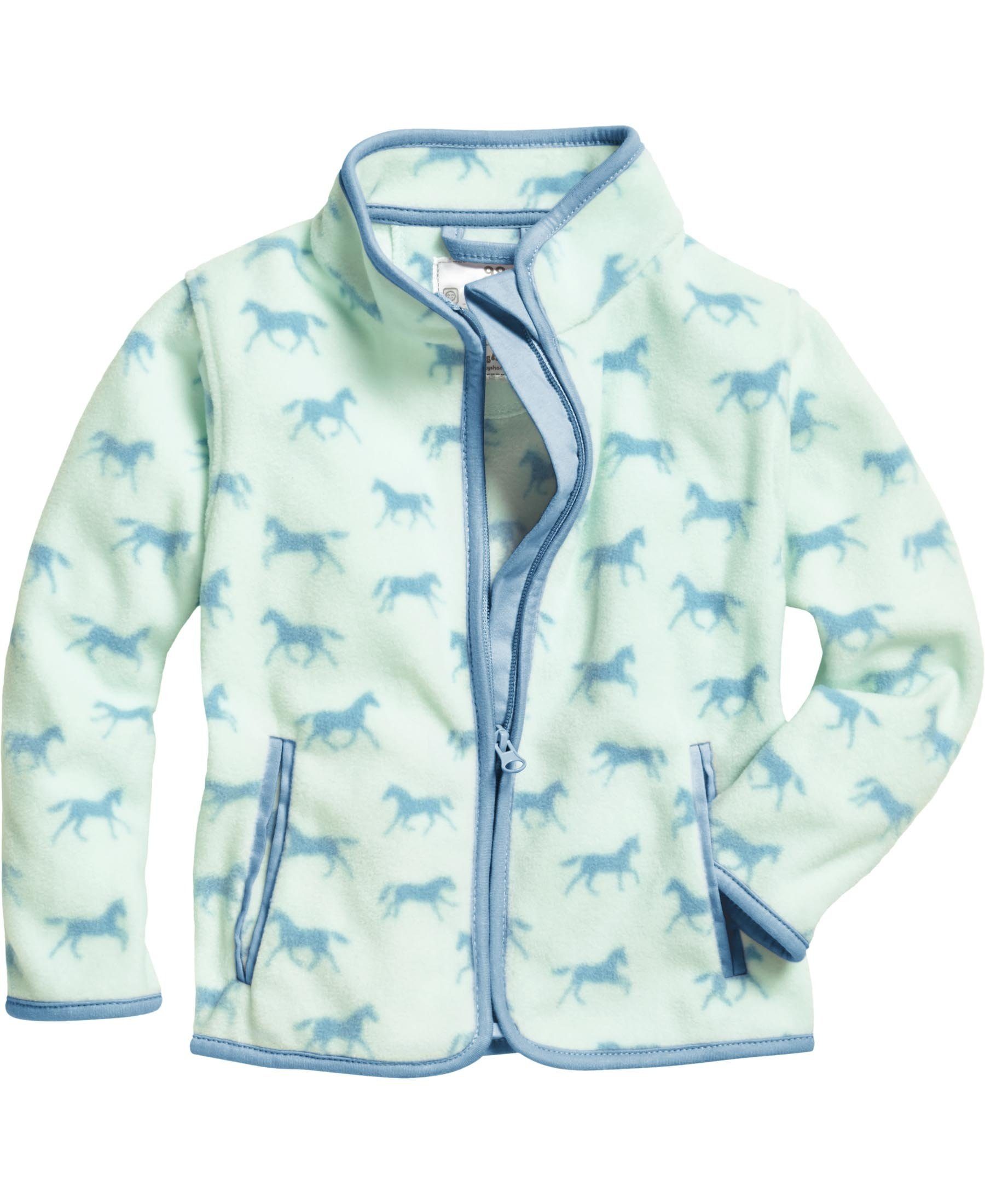 Fleecejacke Fleece-Jacke Pferde