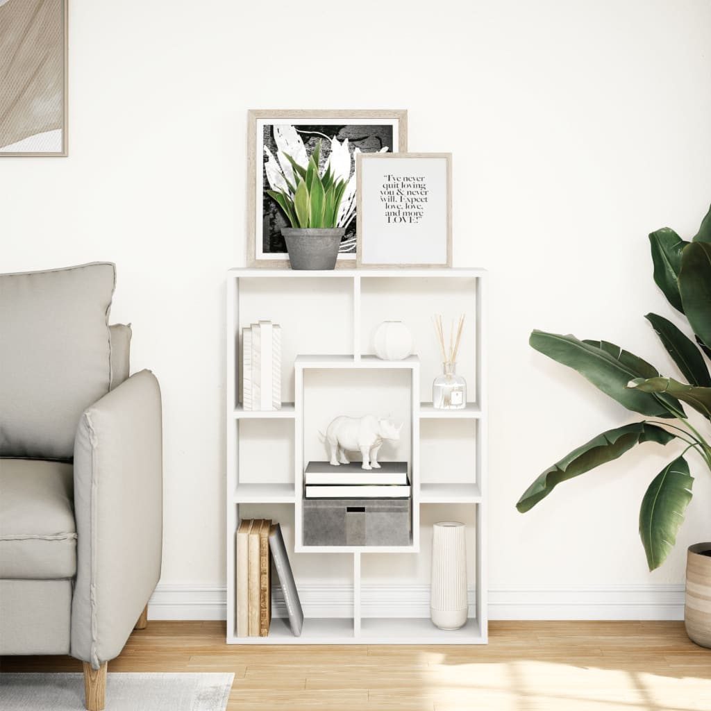 vidaXL Bücherregal Bücherregal Weiß 63x20x90 cm günstig online kaufen