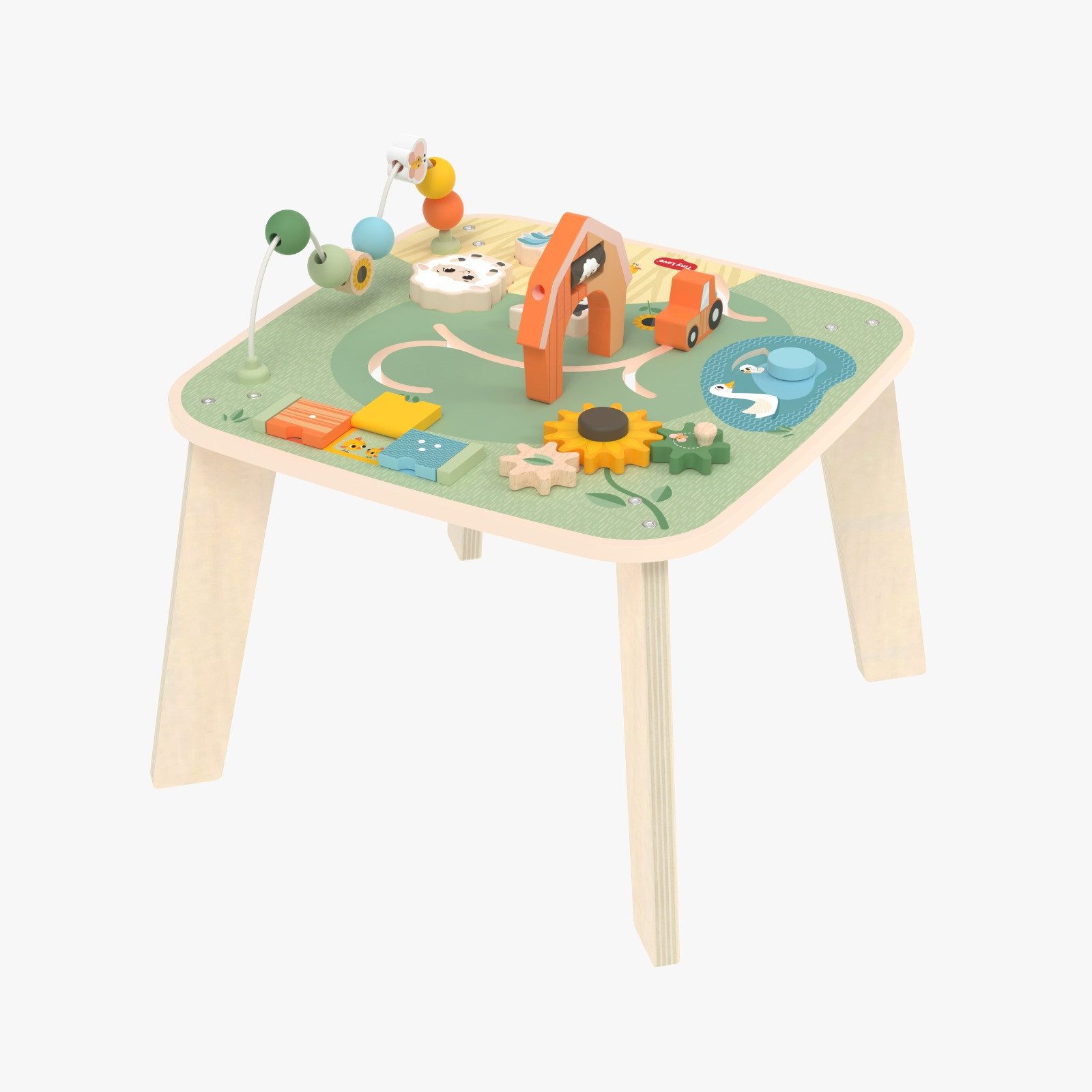 Tiny Love Babyspiegel Tiny Love Holz-Aktivitätstisch 12+ Monate, langlebiges Design mit Perl