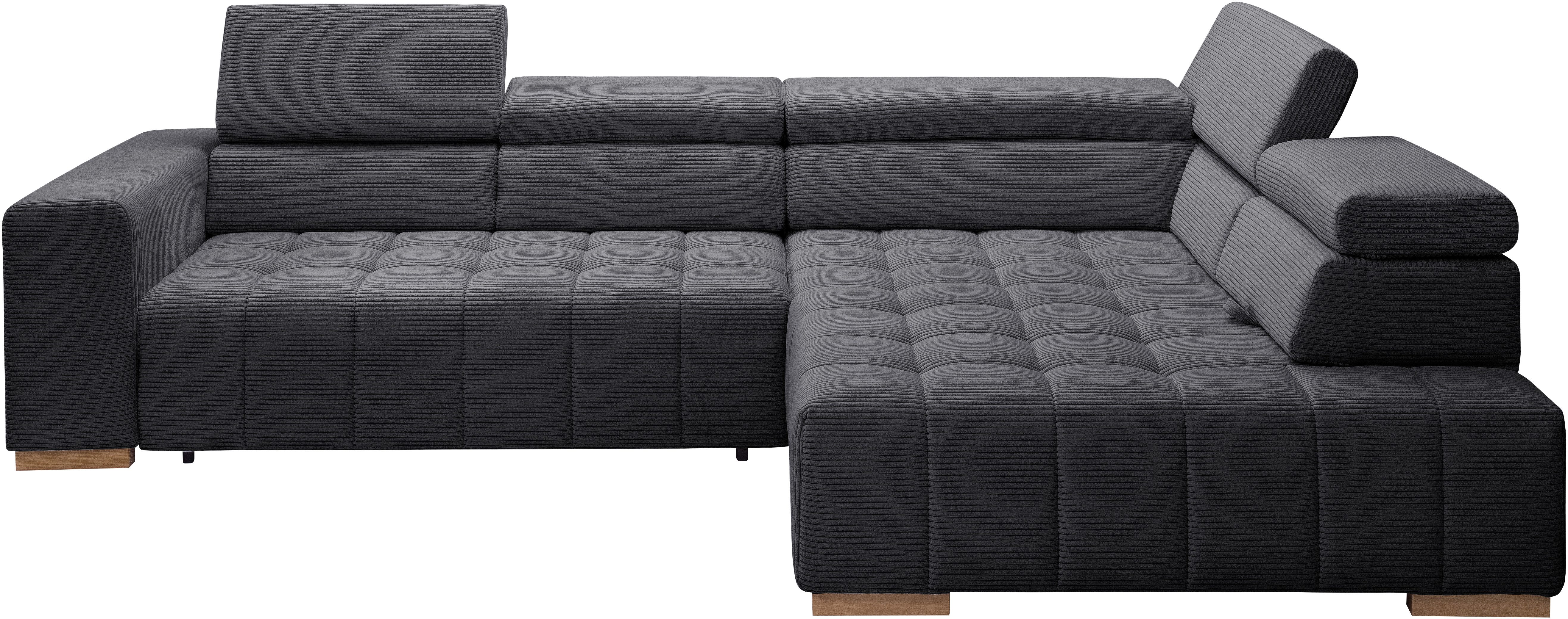 exxpo - sofa fashion Ecksofa Elianos, hoher Sitzkomfort, aufwendige Kreuzst günstig online kaufen