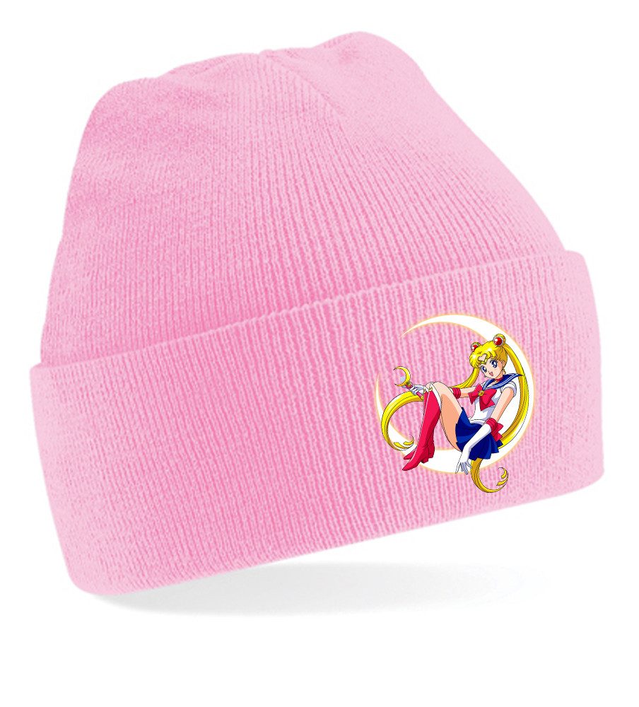 Blondie & Brownie Beanie Sailor Moon – Coole Mütze mit Manga Motiv, warm & stylisch, Unisex