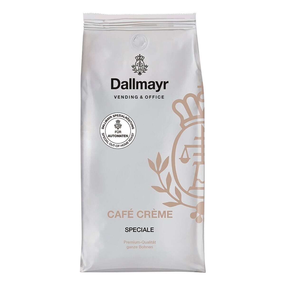 DALLMAYR Kaffee Café Crème Speciale, 1 kg, ganze Bohnen