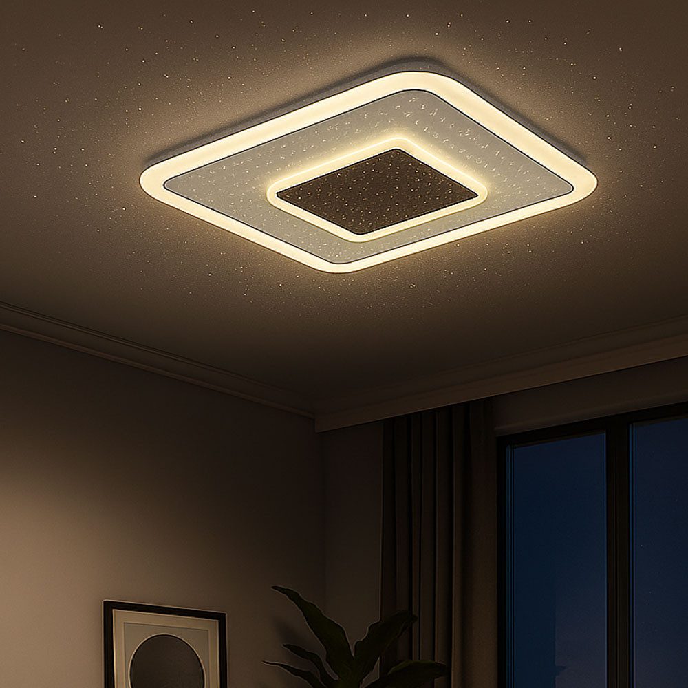 GLOBO LIGHTING LED Deckenleuchte, LED-Leuchtmittel fest verbaut, Kaltweiß, günstig online kaufen