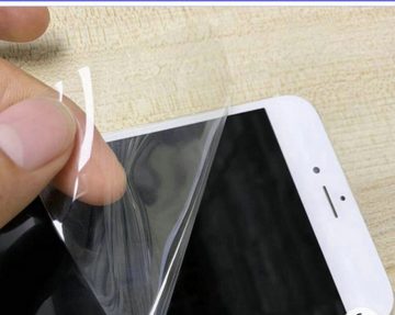 H-basics Schutzfolie Schutzfolie für Samsung Galaxy S7 EDGE - Transparent Display Screen Protector Flexibel und Biegsam gegen Kratzer und Schmutz