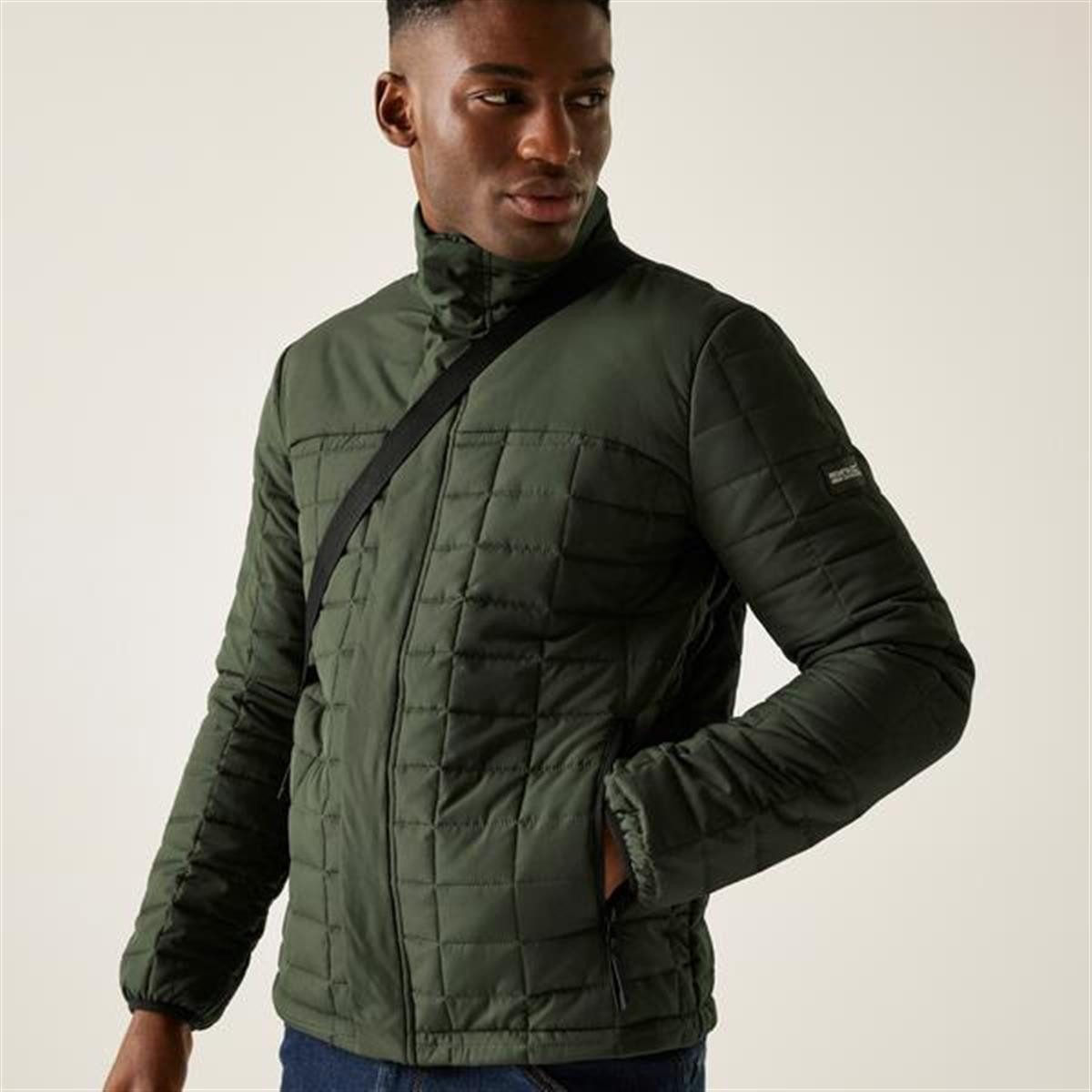Regatta Outdoorjacke Herren Puffer Jacke mit Fleece Kragen - Haire