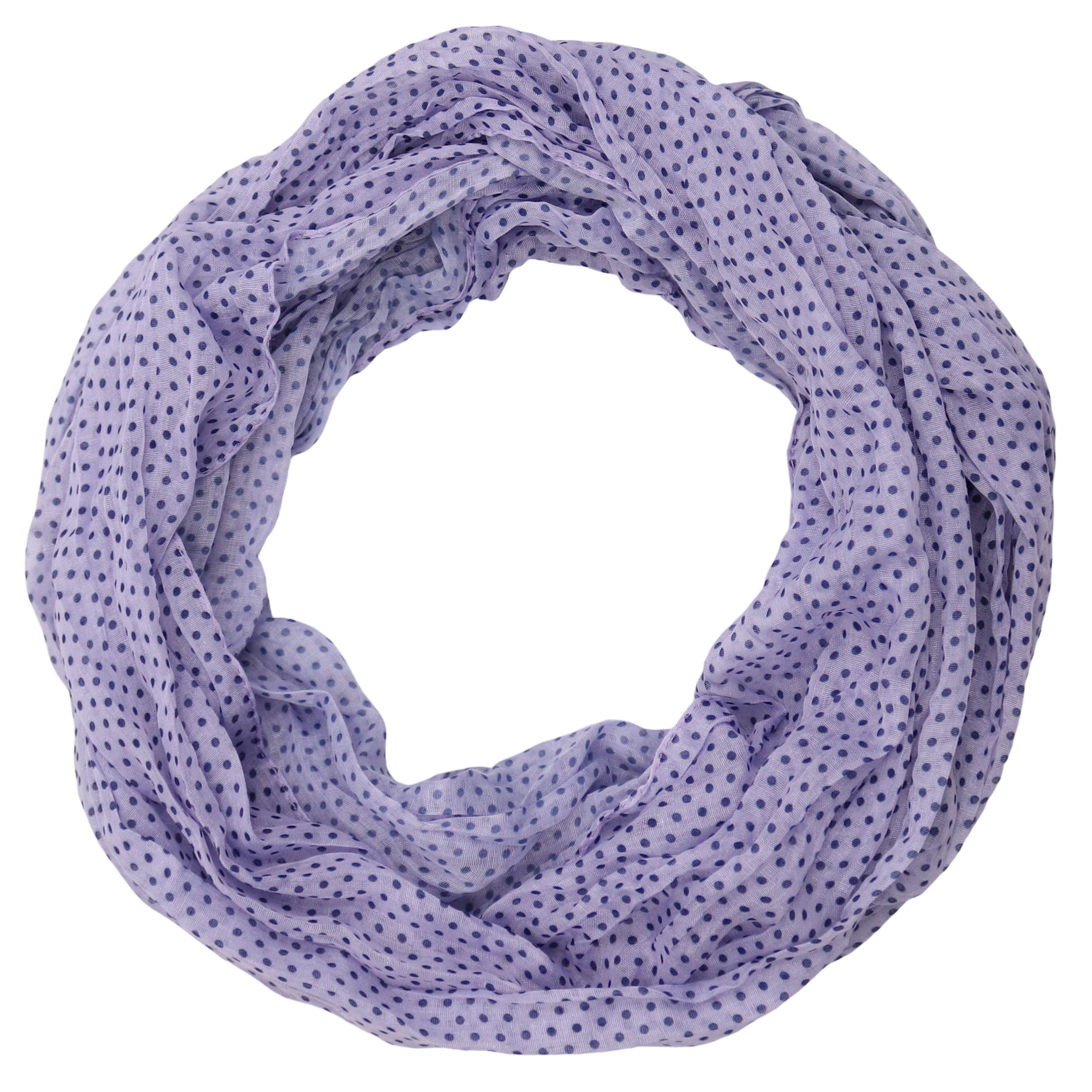 MIRROSI Loop Damen Schal mit Blümchen-Muster Weich, Schlauchschal, (zweimal um den Hals wickelbar, ca.45x75cm), Damen Halstuch ideal für Frühling, Sommer oder Herbst