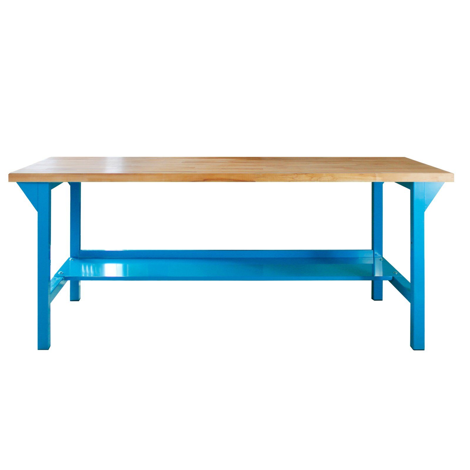 PROREGAL® Werkbank Werkbank Rhino Plus, HxBxT 84x150x70cm, Traglast 500kg, Blau