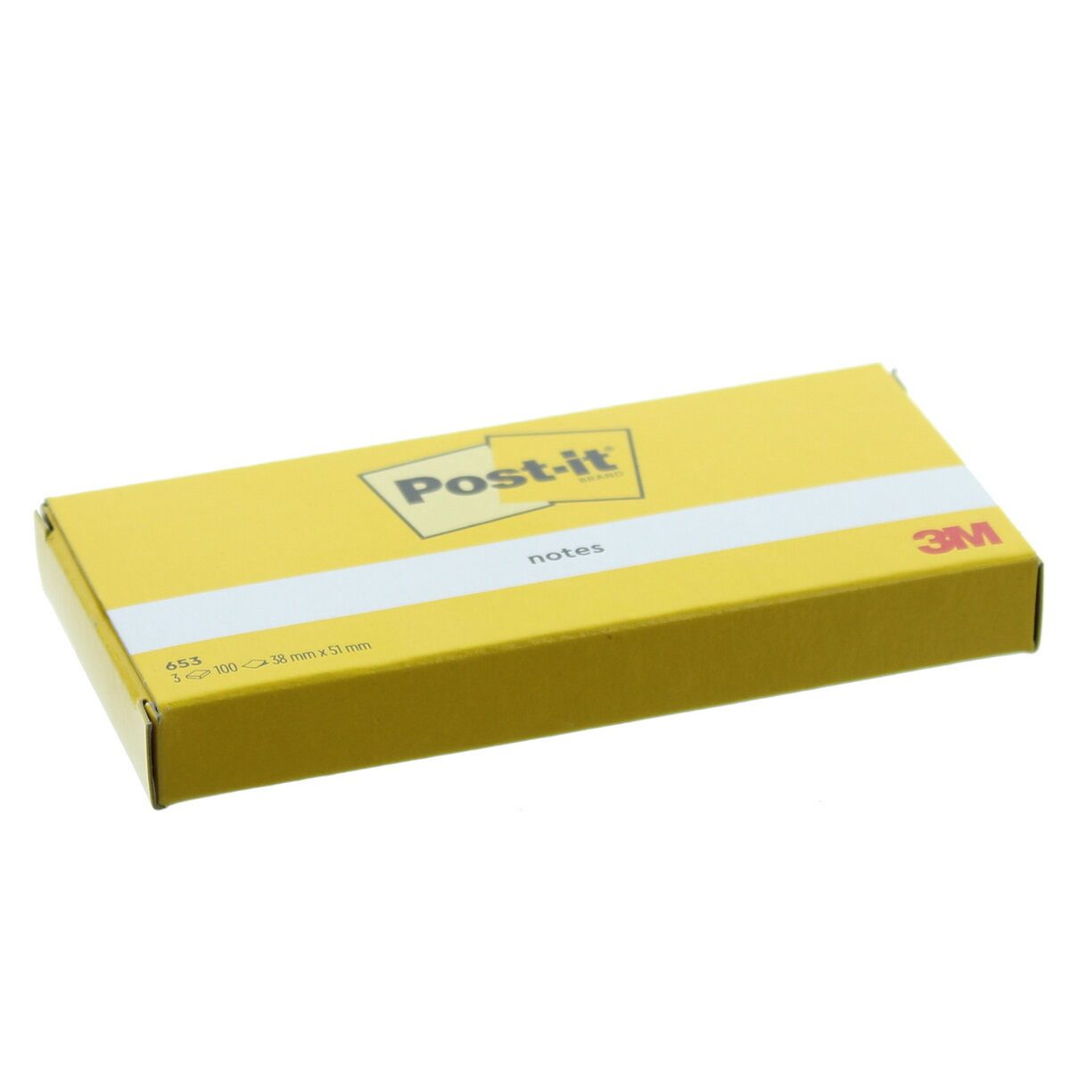 Post-it Notes Haftnotizblock Haftnotizblock 38 x 51 mm gelb 3x 100 Blatt (4 Stück)