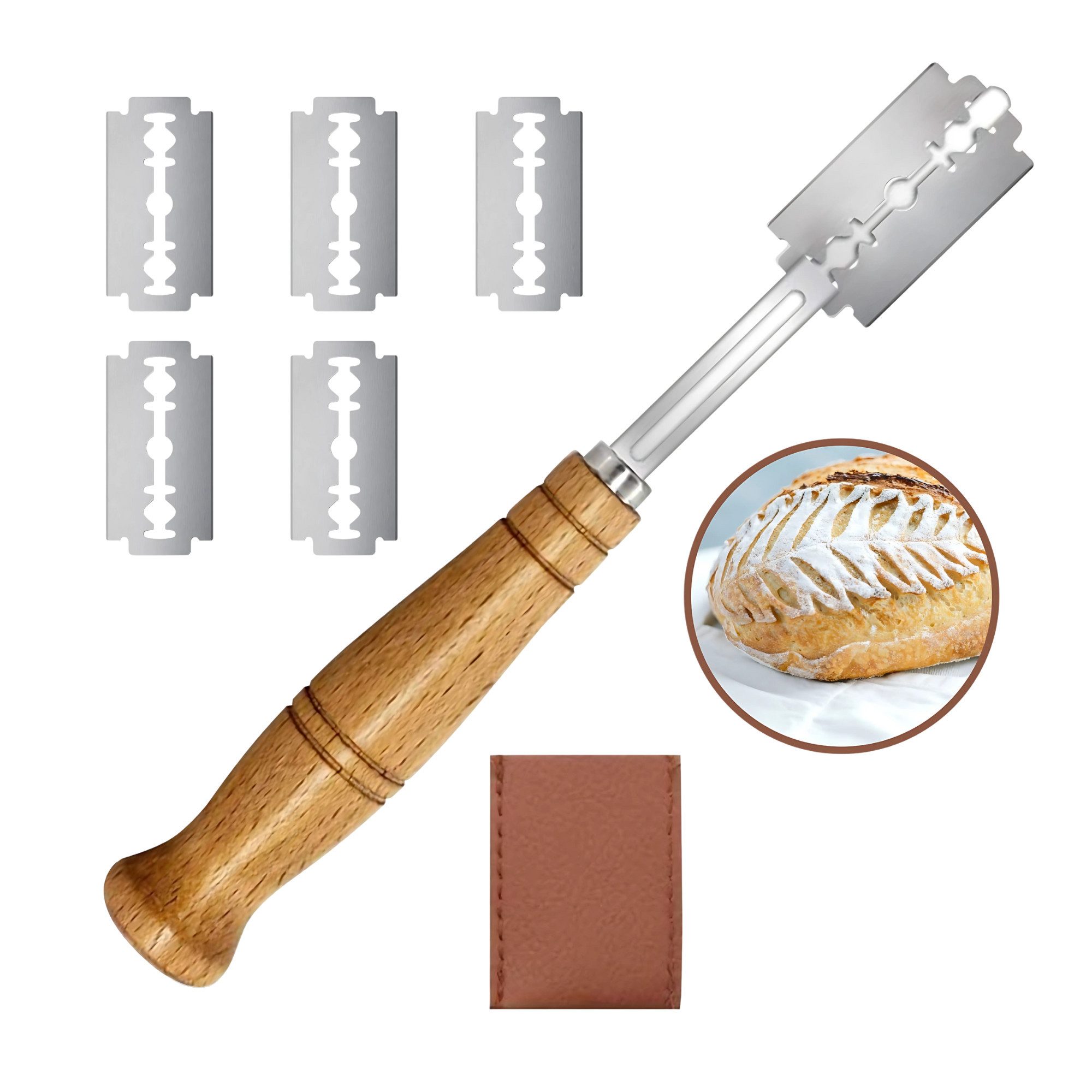 Layba Ножи для хлеба Bäckermesser Set. Mustermalen Teigmesser Backzubehör Teig schneiden