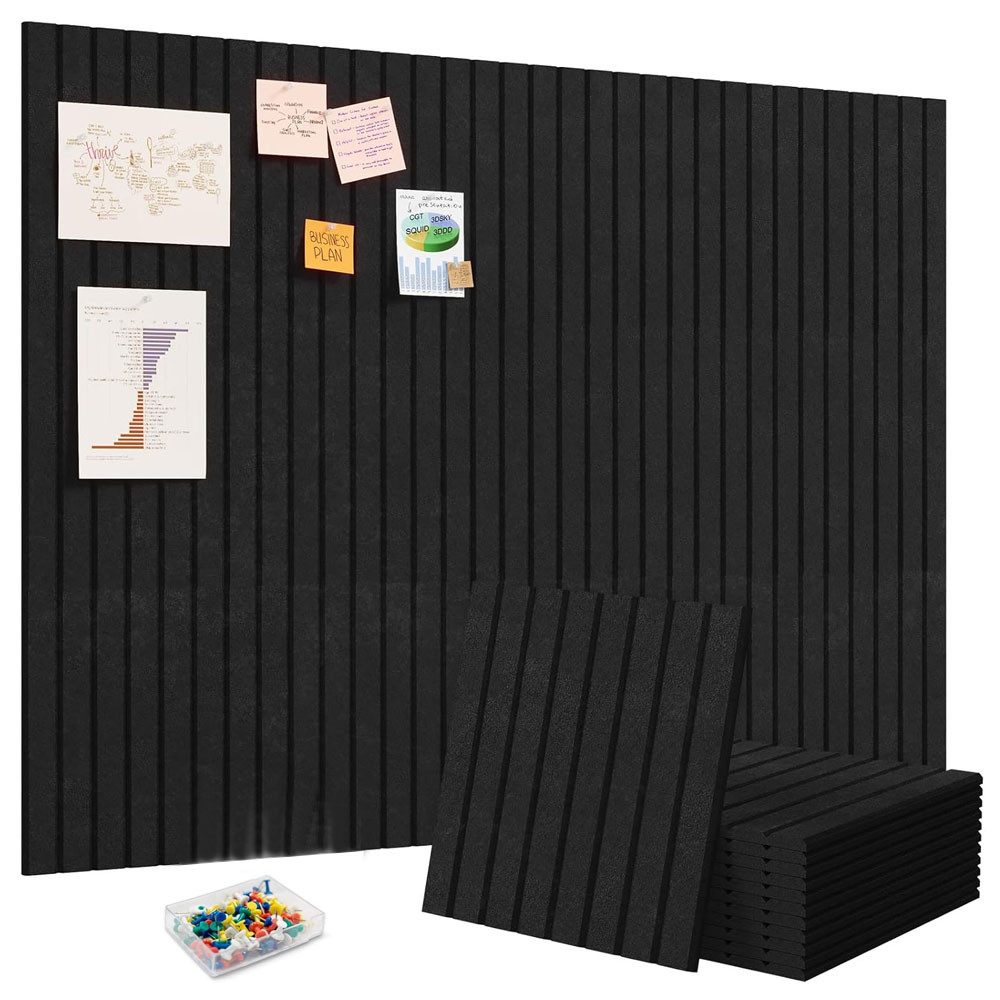 AFKSMILE Pinnwand 120x90cm Pinnwand Korkplatte,Selbstklebend Dekorativ Pinnwand aus Filz