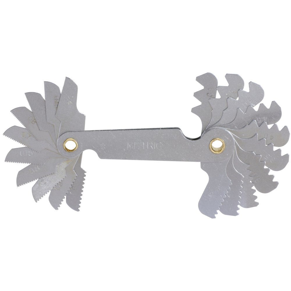 KS Tools Montagewerkzeug KS Tools 301.0090 Gewindelehre, Zollmaße, 22-tlg, L: 6.65 cm