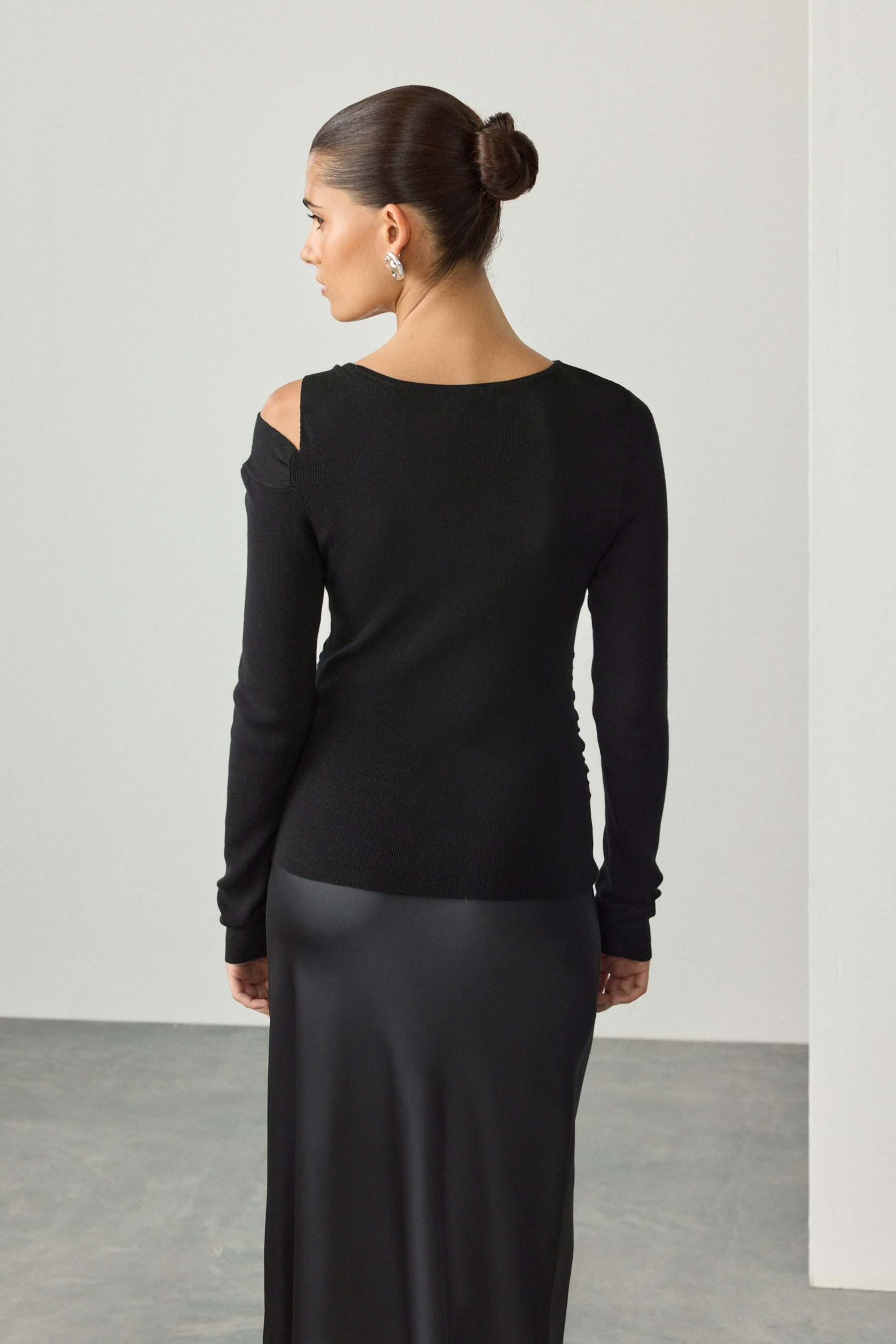 Next Strickpullover Weicher Langarm-Pullover mit Schulterdetail (1-tlg) günstig online kaufen