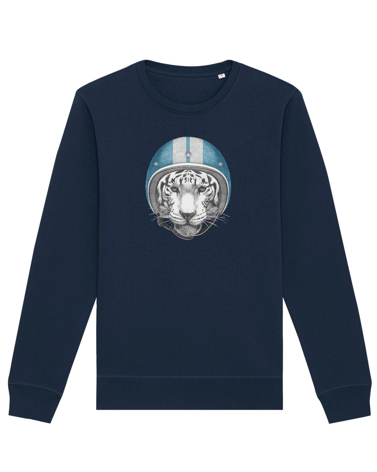 Tiger Sweatshirt Apparel dunkelblau Racing (1-tlg) wat?