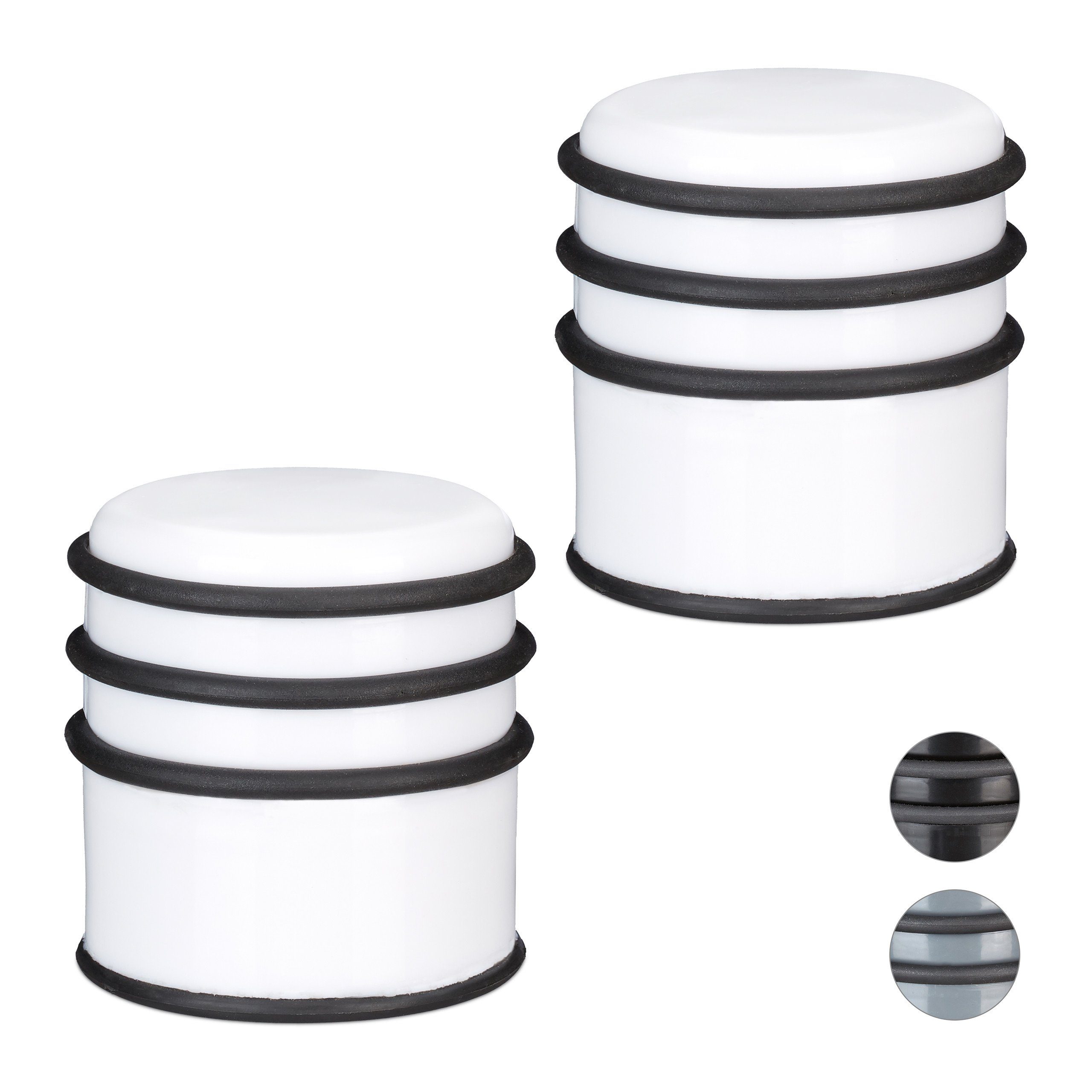 Türstopper 2 x Türstopper weiß
