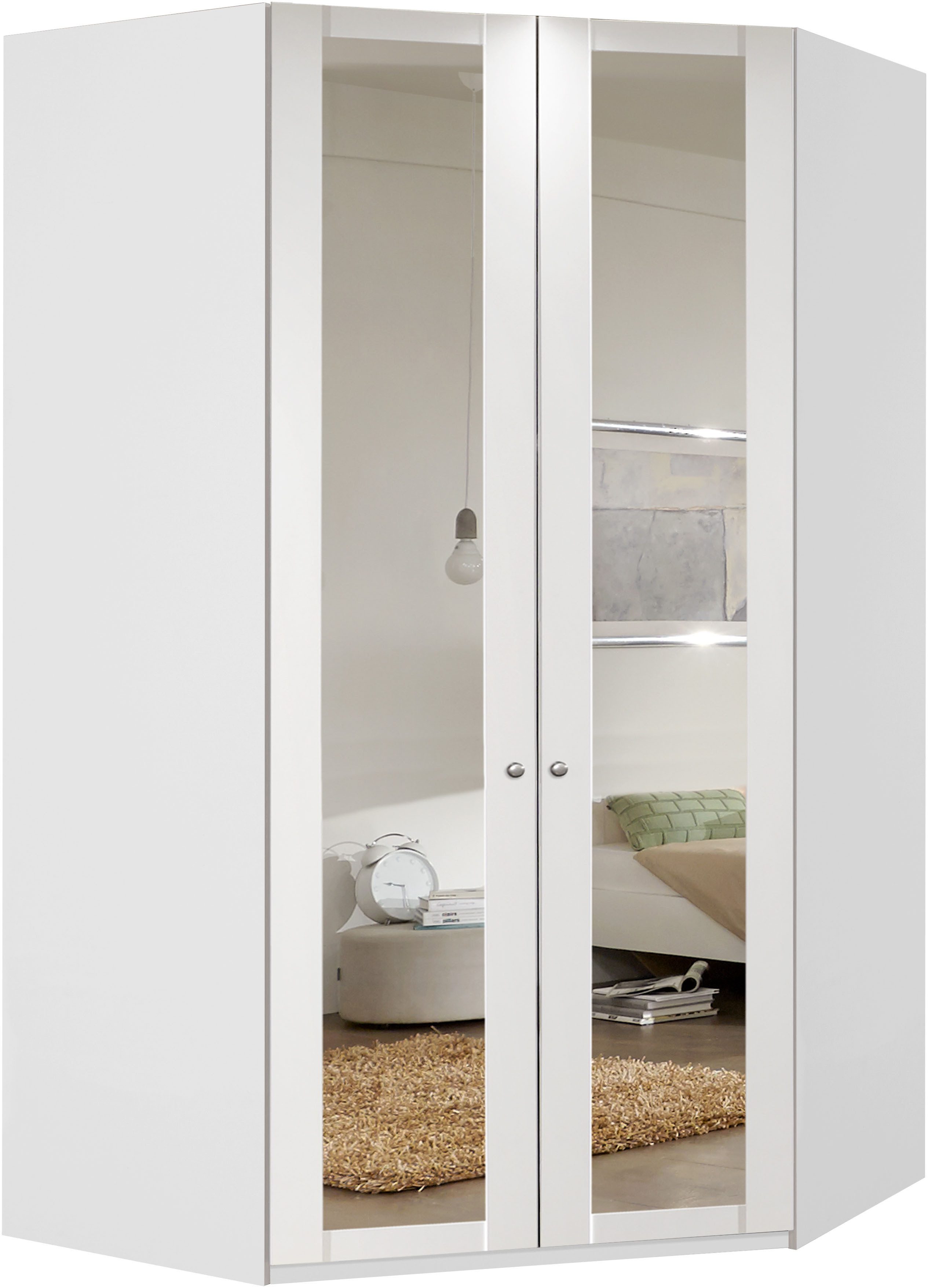 Wimex Eckkleiderschrank New York mit Spiegel