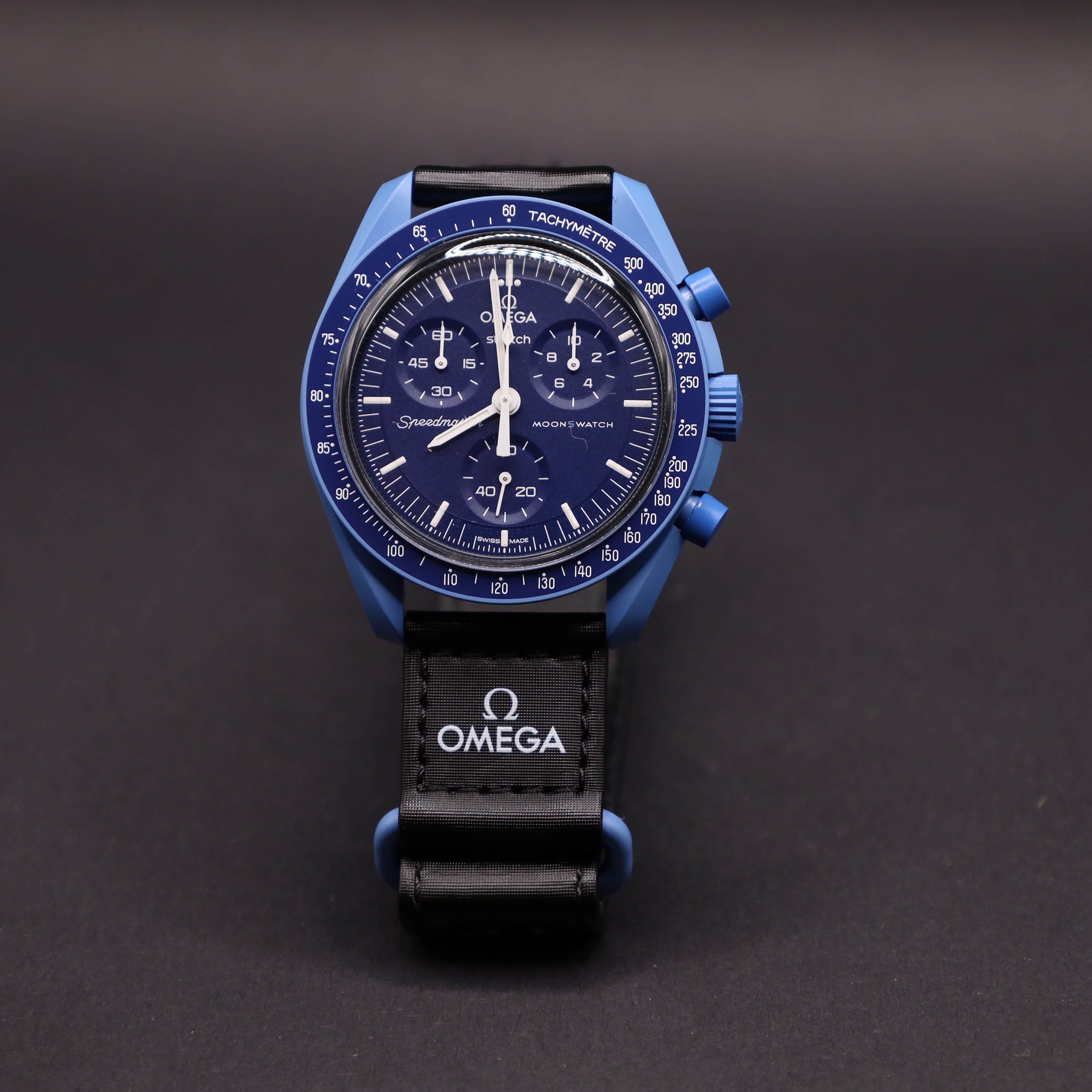 Omega Chronograph Swatch Omega Neptune to Moonswatch (1-tlg) Mission Bioceramic SO33N100