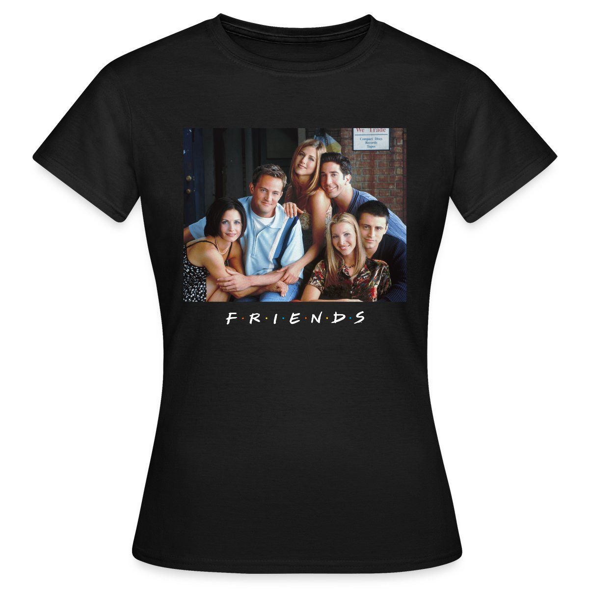 T-Shirt Friends Foto Frauen T-Shirt