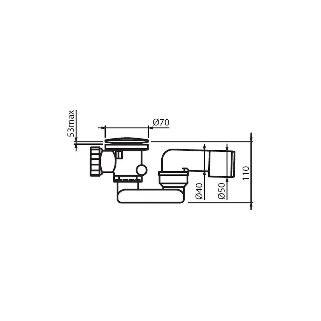 TRIZERATOP Siphon Ablaufgarnitur Siphon Dusche, Wanne mit Ablaufventil Pop Up matt weiß, (Ablaufgarnitur Siphon Dusche, Wanne mit Ablaufventil Pop Up matt weiß, Ablaufgarnitur Siphon Dusche, Wanne mit Ablaufventil Pop Up matt weiß)