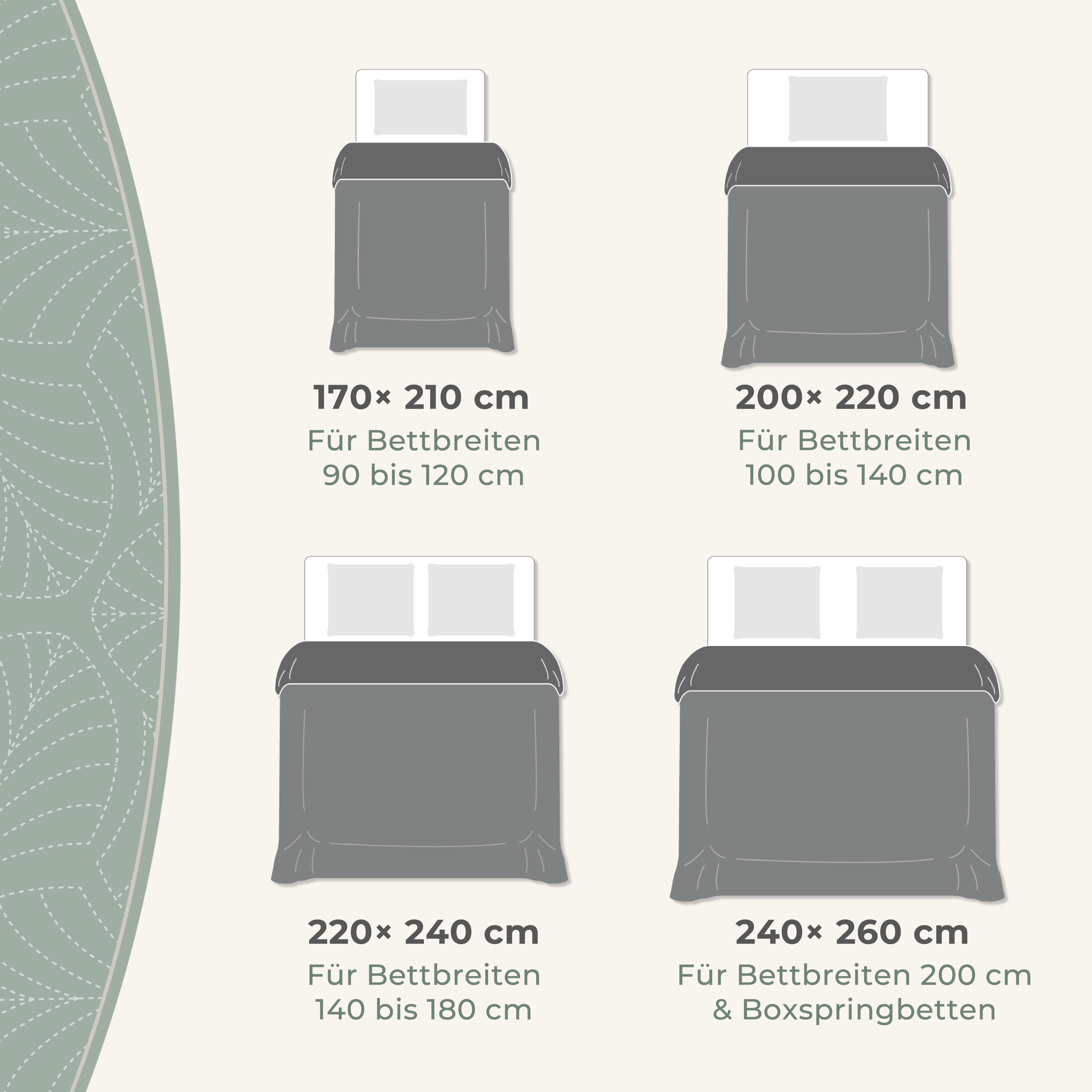 Gräfenstayn Tagesdecke Gräfenstayn Premium Tagesdecke mit nahtloser Steppung & Blatt-Design, Gräfenstayn Premium Tagesdecke mit nahtloser Steppung & Blatt-Design