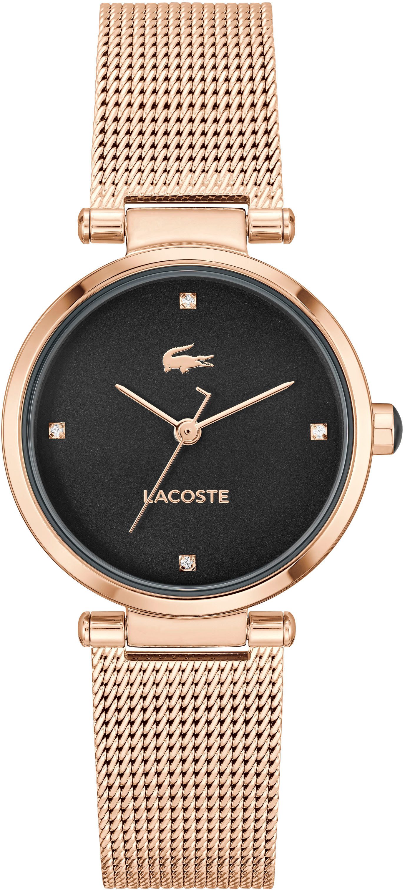 Lacoste Quarzuhr ORBA 2001425, Armbanduhr, Damenuhr, Edelstahlarmband, anal günstig online kaufen