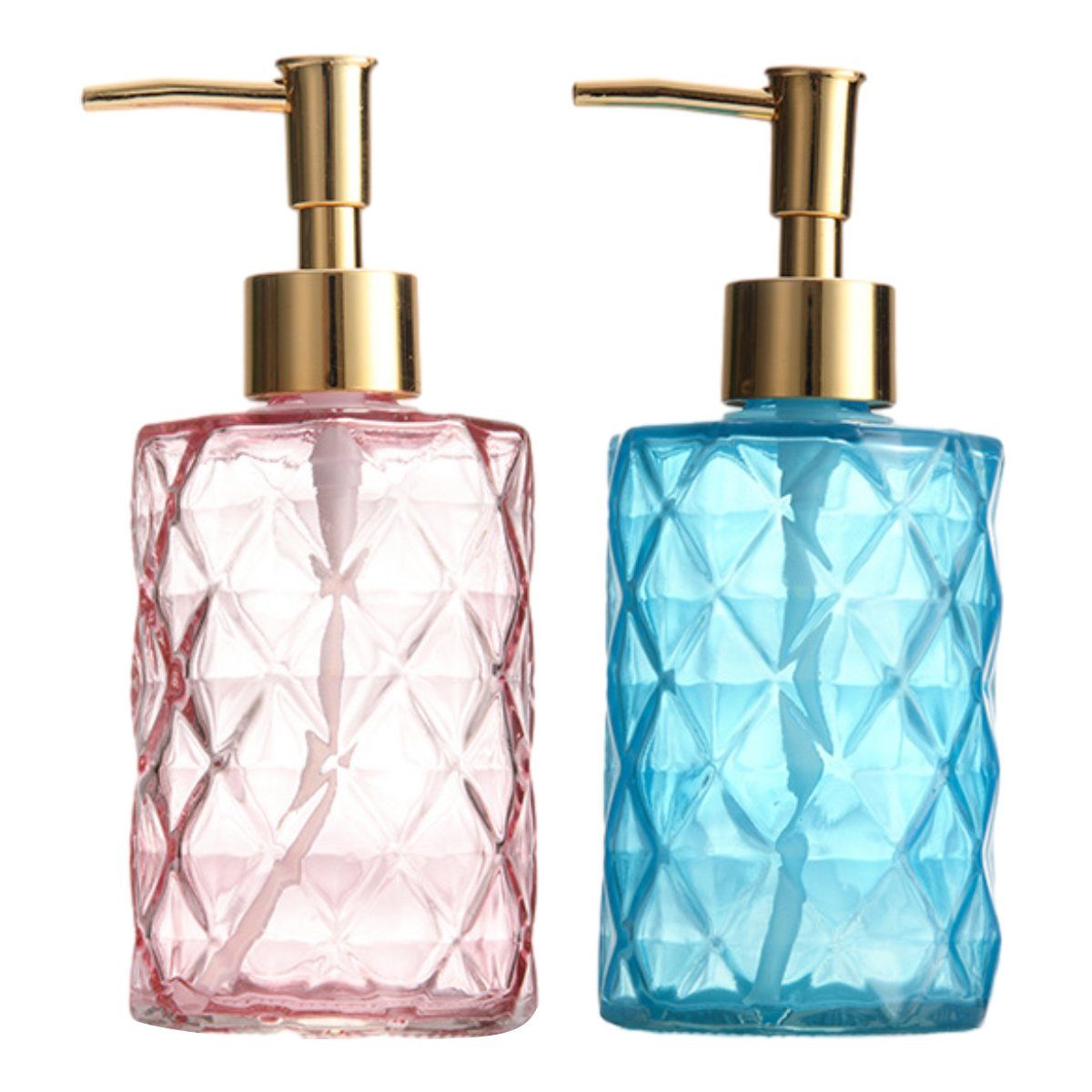 Seifenspender Shampoo Jormftte Seifenspender,Shampoo-Dusch-Pumpflaschen,für Blau