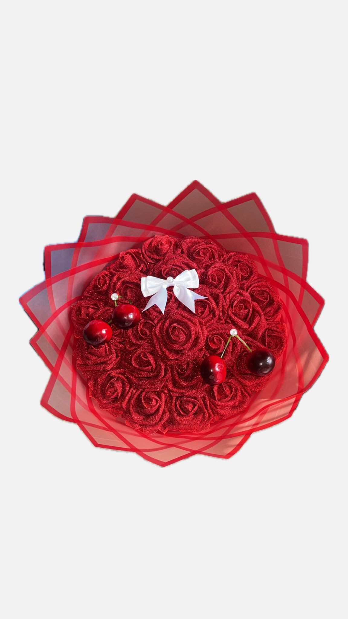 Kunstblumenstrauß Blumenstrauß / Rosen / Bouquets / Blumen / Künstliche Blume, M-Diamant