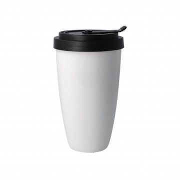 Goebel Coffee-to-go-Becher, Porzellan, weiß L:12cm B:8cm H:15cm Porzellan