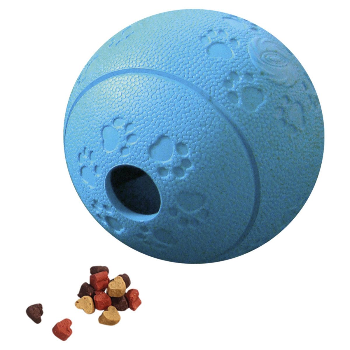 Nobby Snackball Hundespielzeug Vollgummi Snackball blau günstig online kaufen