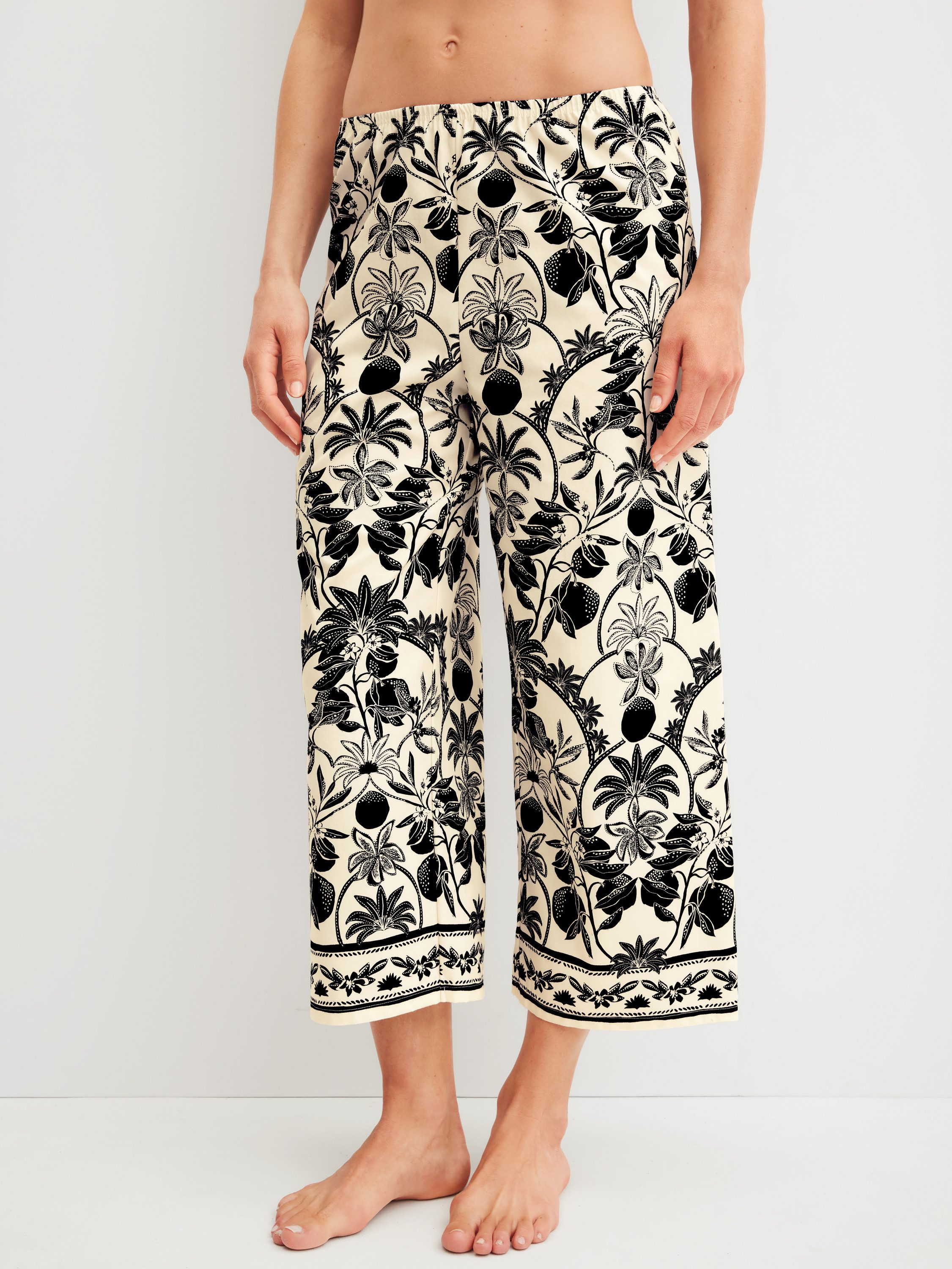 CALIDA Pyjamahose Favourites Beach Damen (1-tlg) Interlock Qualität, hautfreundlich, pflegeleicht, elastischer Bund