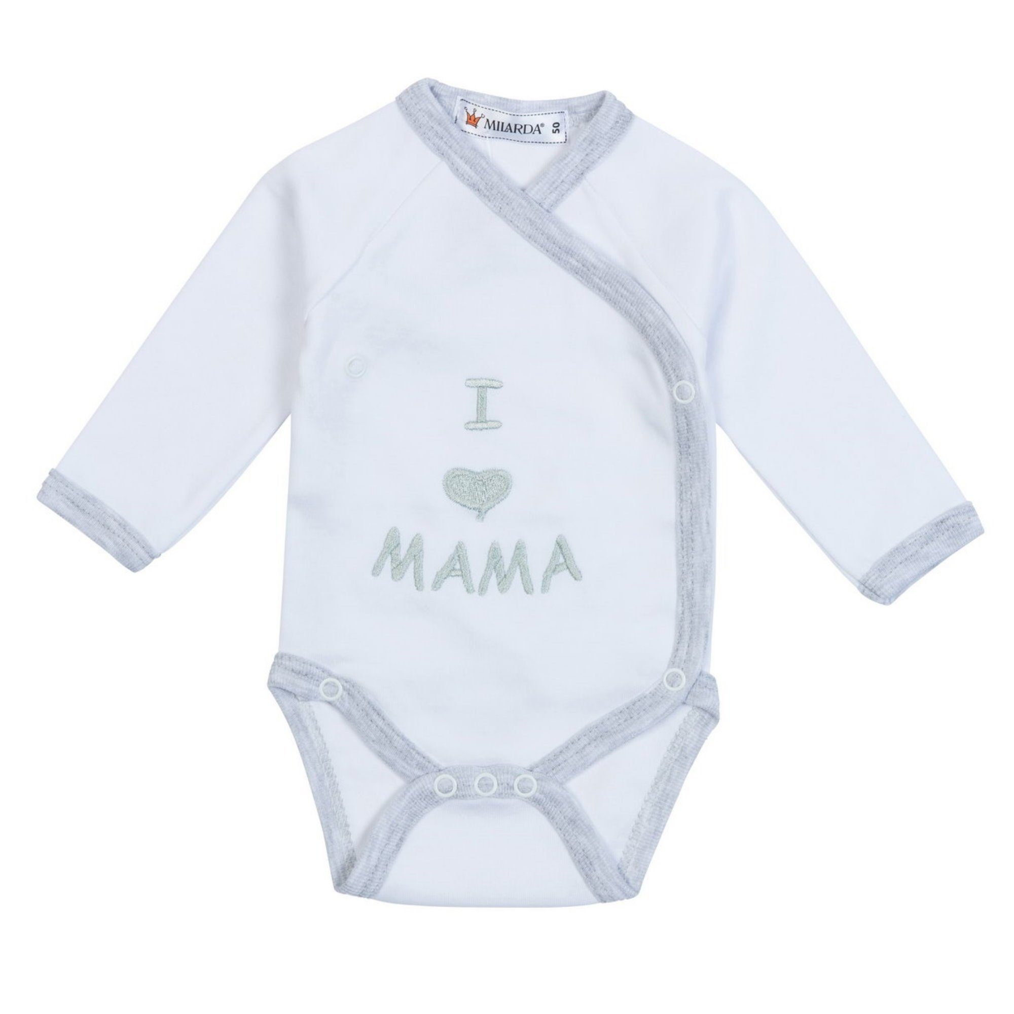 Milarda Kidswear Langarmwickelbody