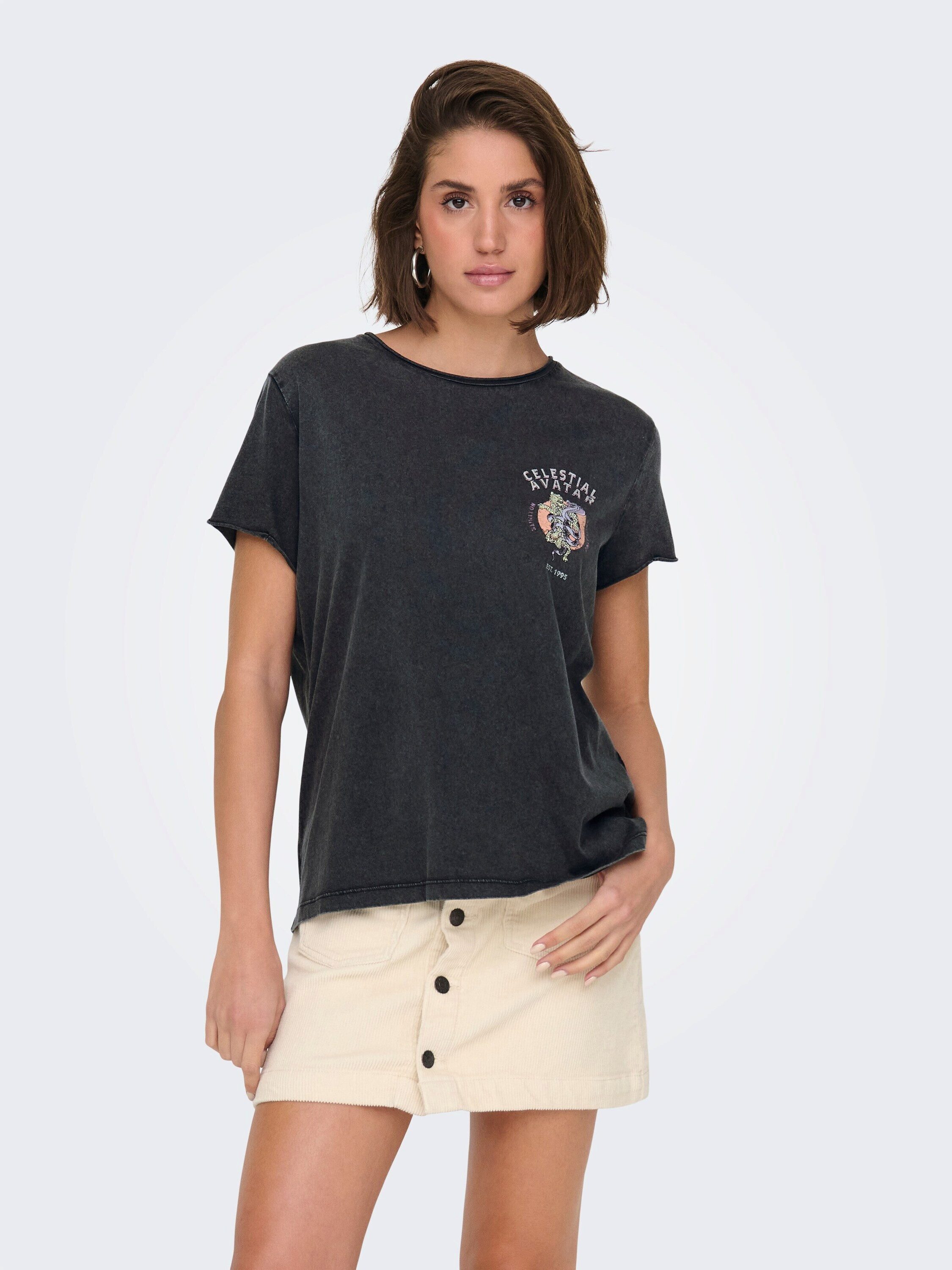 ONLY Kurzarmshirt ONLLUCY LIFE S/S EYE günstig online kaufen