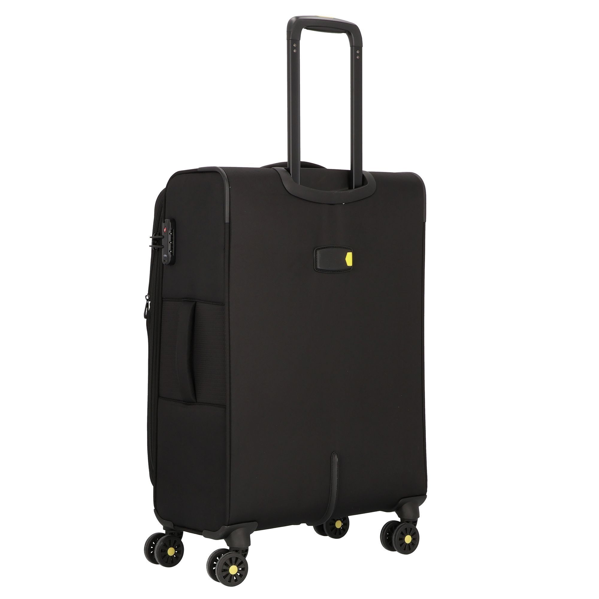 D&N Trolleyset Travel Line, 4 Rollen, (3-teilig, 3 tlg), Nylon