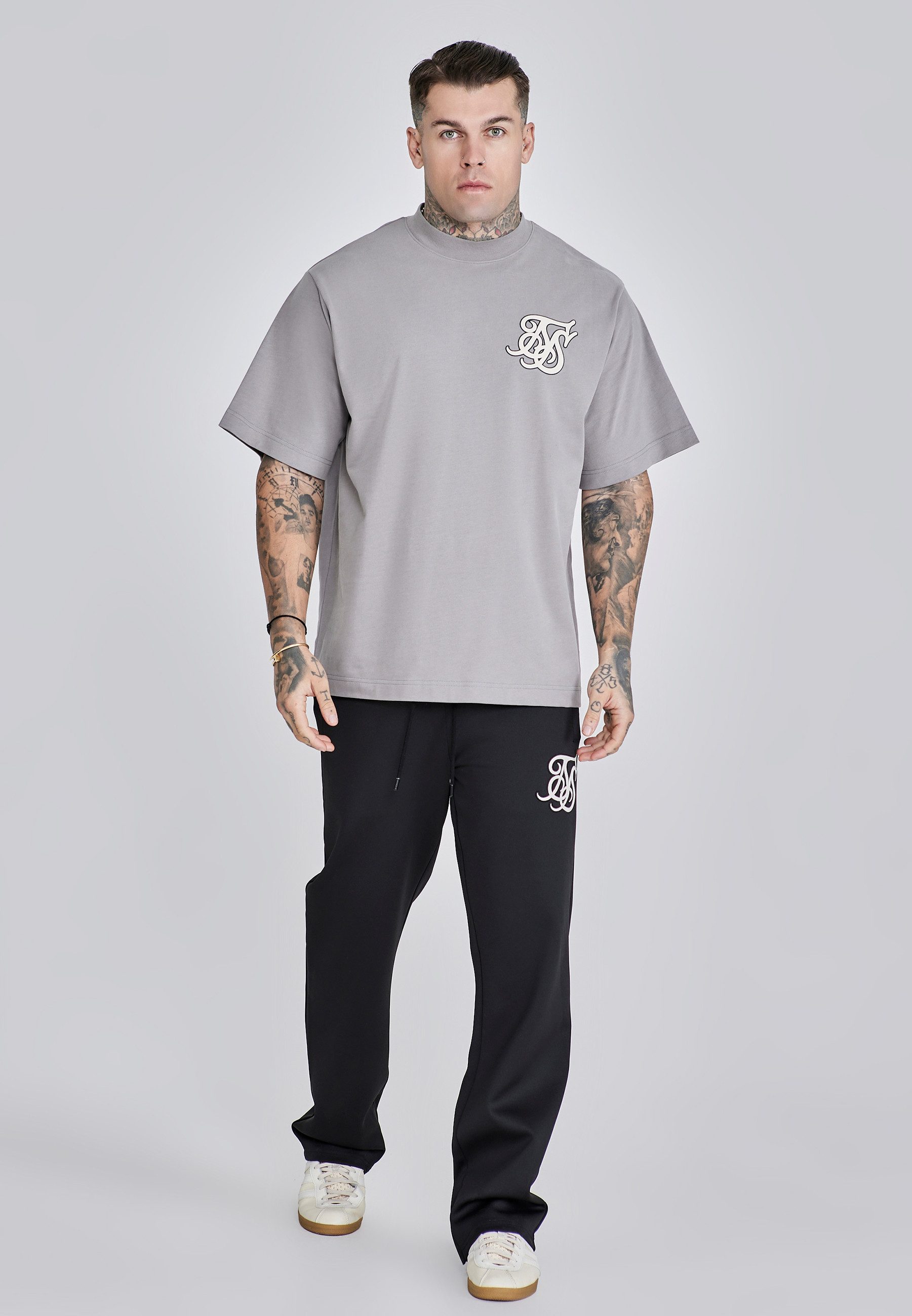 Siksilk T-Shirt SikSilk Herren Oversized T-Shirt