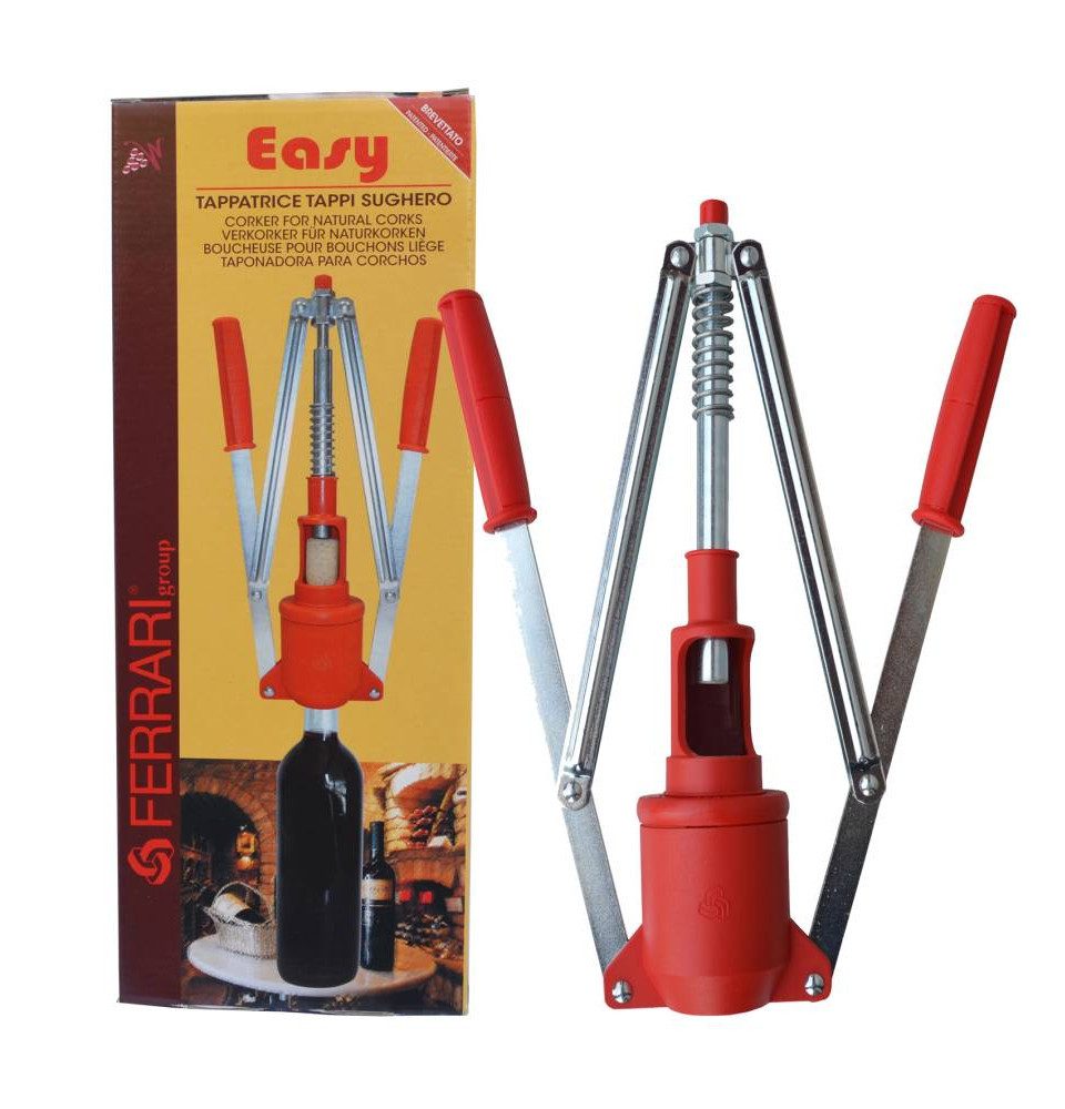 Vina Küchenmaschinen Zubehör-Set Vina Easy Handverkorker für Naturkorken bis 25 mm