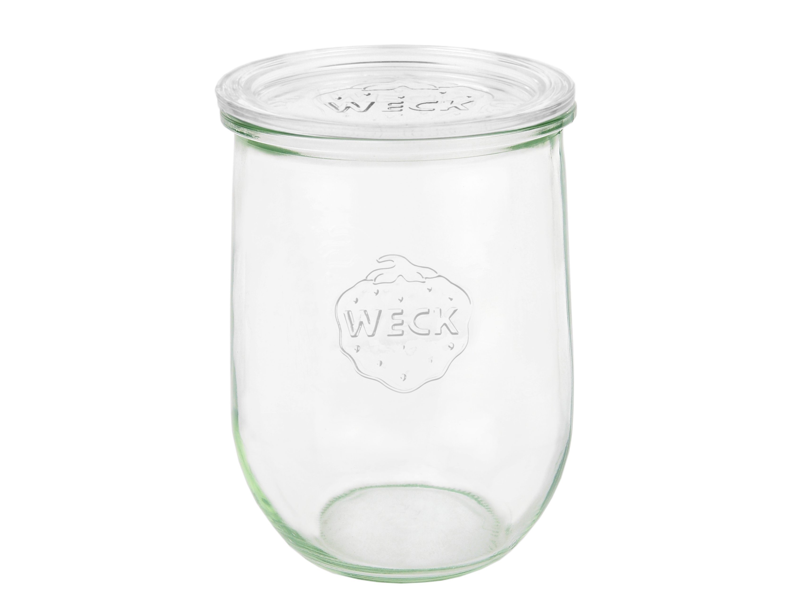 Weck 6er Glas 1L Gläser 1062ml Einmachglas Set Glasdeckel, Tulpengläser, MamboCat Sturzgläser 6