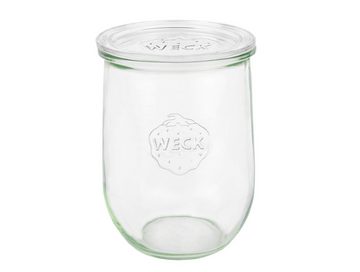 MamboCat Einmachglas 6er Set Weck Gläser 1062ml Tulpengläser, 1L Sturzgläser 6 Glasdeckel, Glas