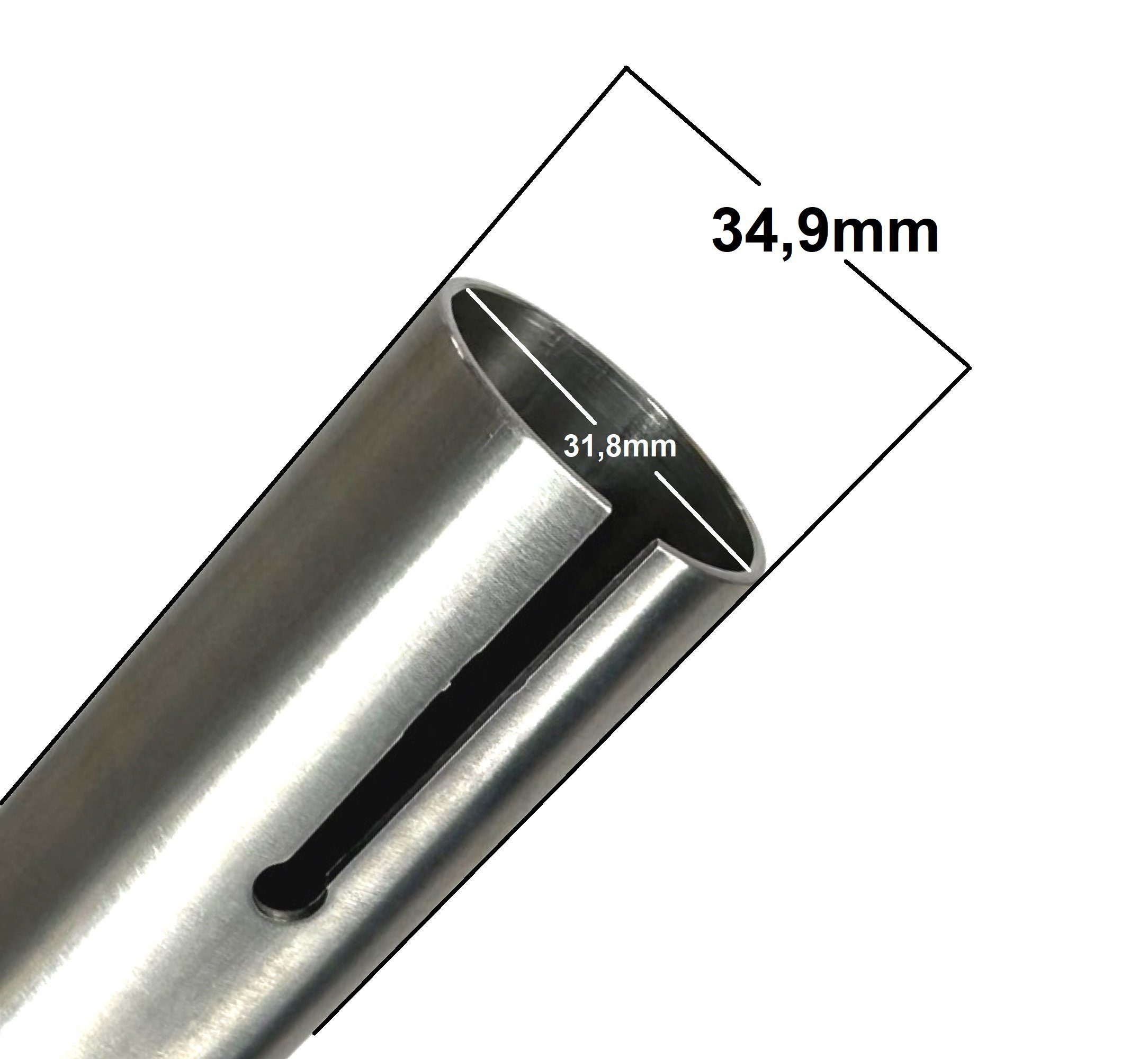 Fantic26 Stuntscooter Fanitc26 Keto Titan Stunt-Scooter HIC Bar 35 50cm Raw