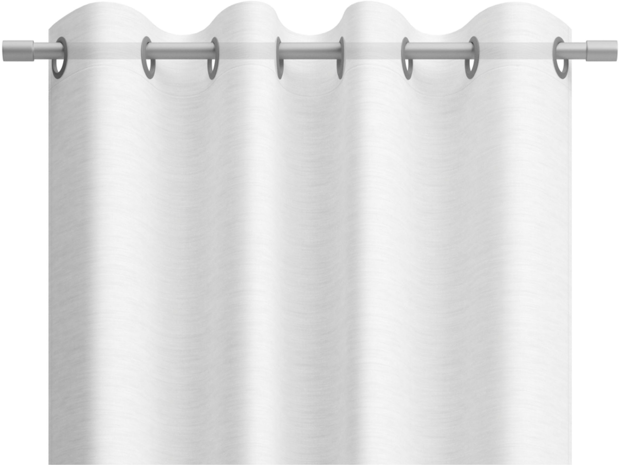 Neutex for you! Vorhang Allure (1 St), Ösen, halbtransparent, Jacquard, Ösenschal mit Metallösen, Breite 140 cm, nach Maß