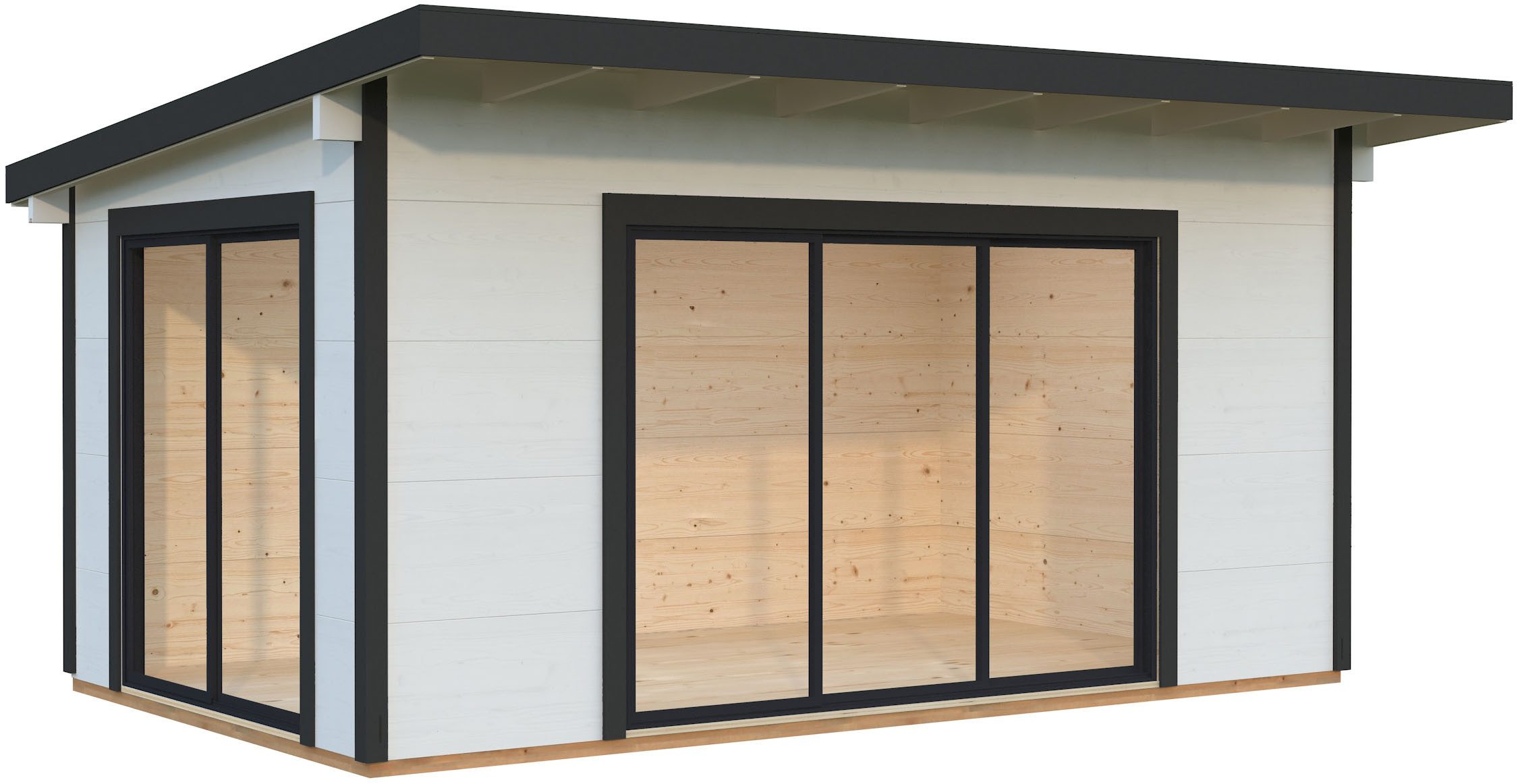 Palmako Gartenhaus Grace Slide Plus, BxT: 544x381 cm, verschiedene Farben