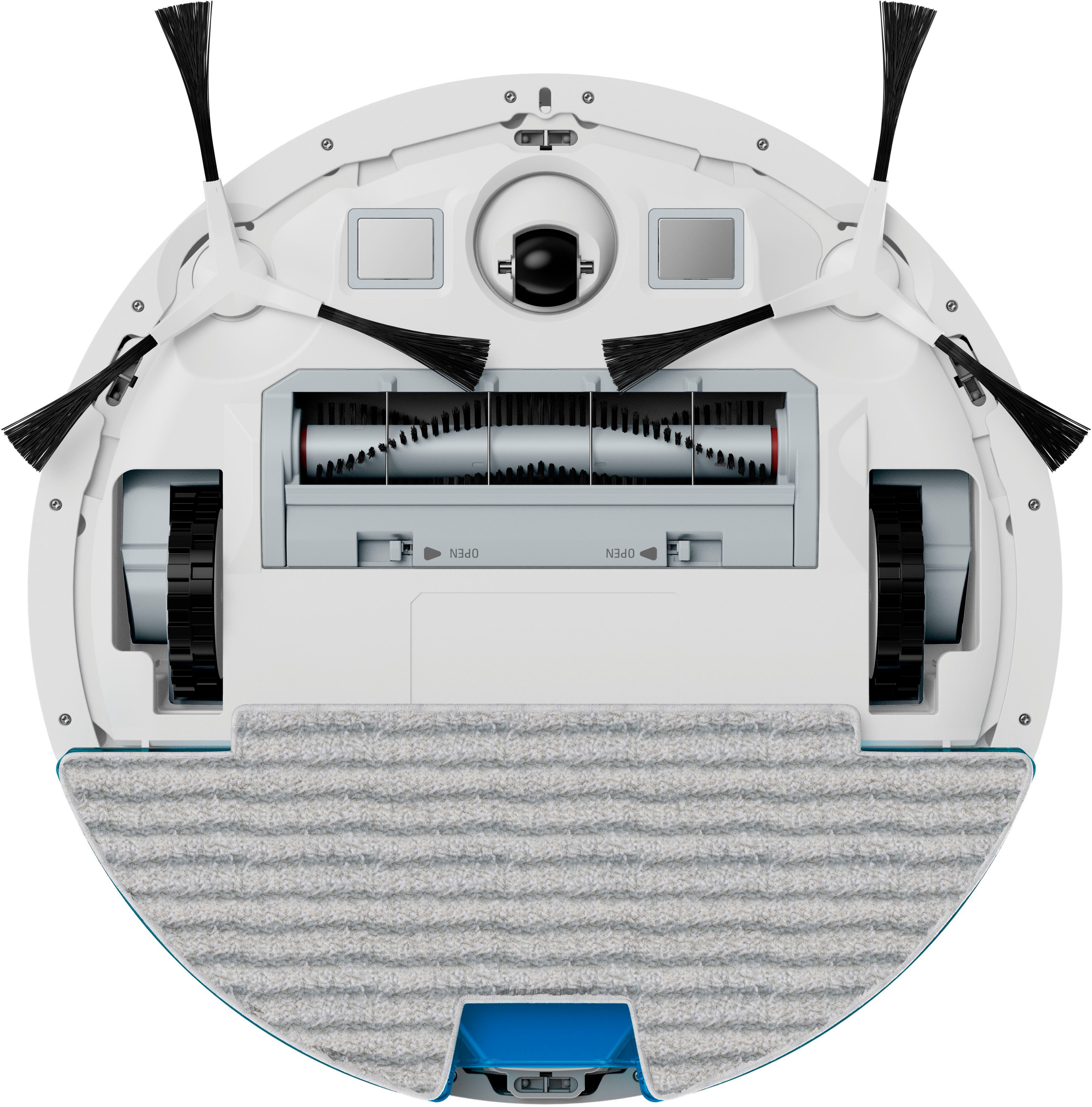 Rowenta Saugroboter Kamera-Navigation Laser 130 wischen, AI, und ultra-flaches saugen Serie + Design, RR9067 X-Plorer