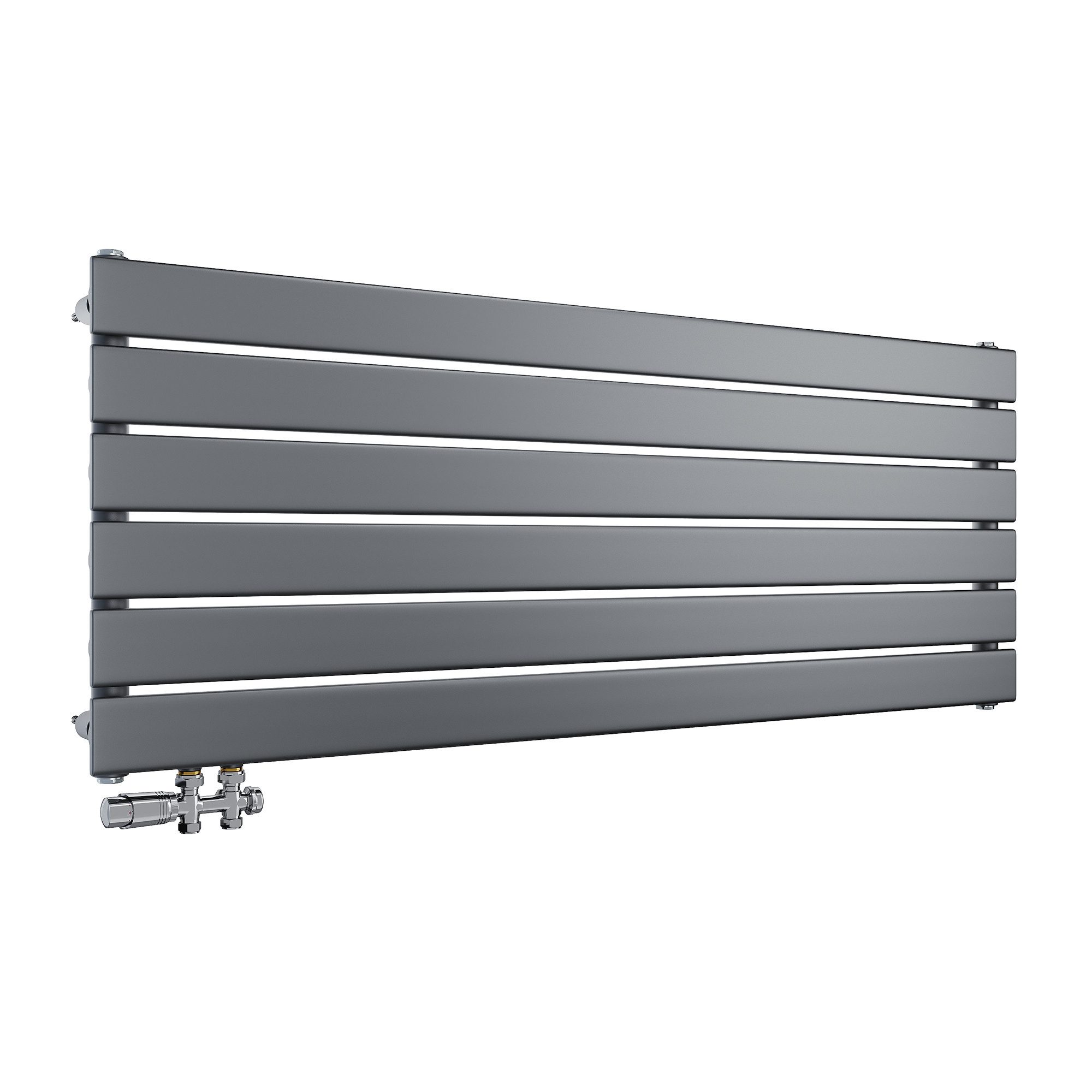 SONNI Heizkörper Heizkörper Wasserbeheizte Heizkörper,Breite 1200mm,Schwarz günstig online kaufen