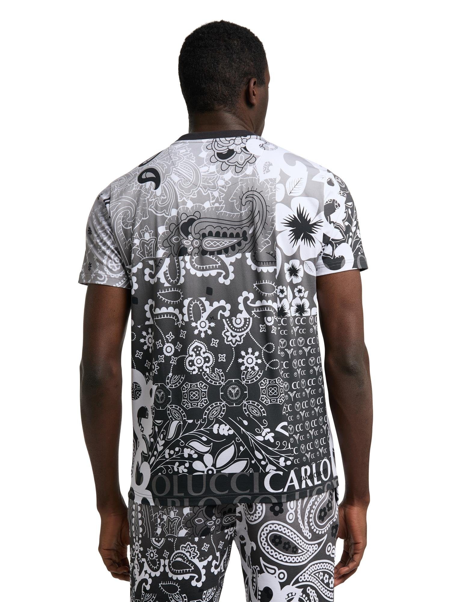 Weiß De COLUCCI Schwarz CARLO / Carli T-Shirt
