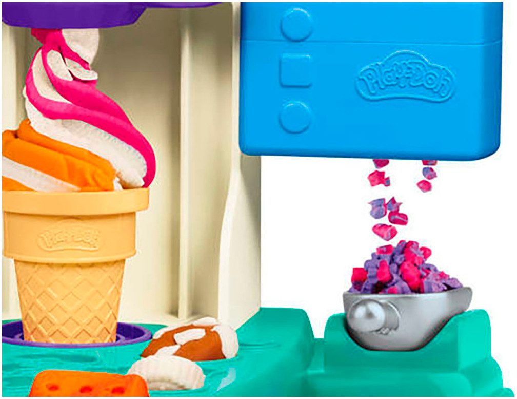 Hasbro Knetform-Set Play-Doh, Bunte Regenbogen Eismaschine – Bild 5 von 5