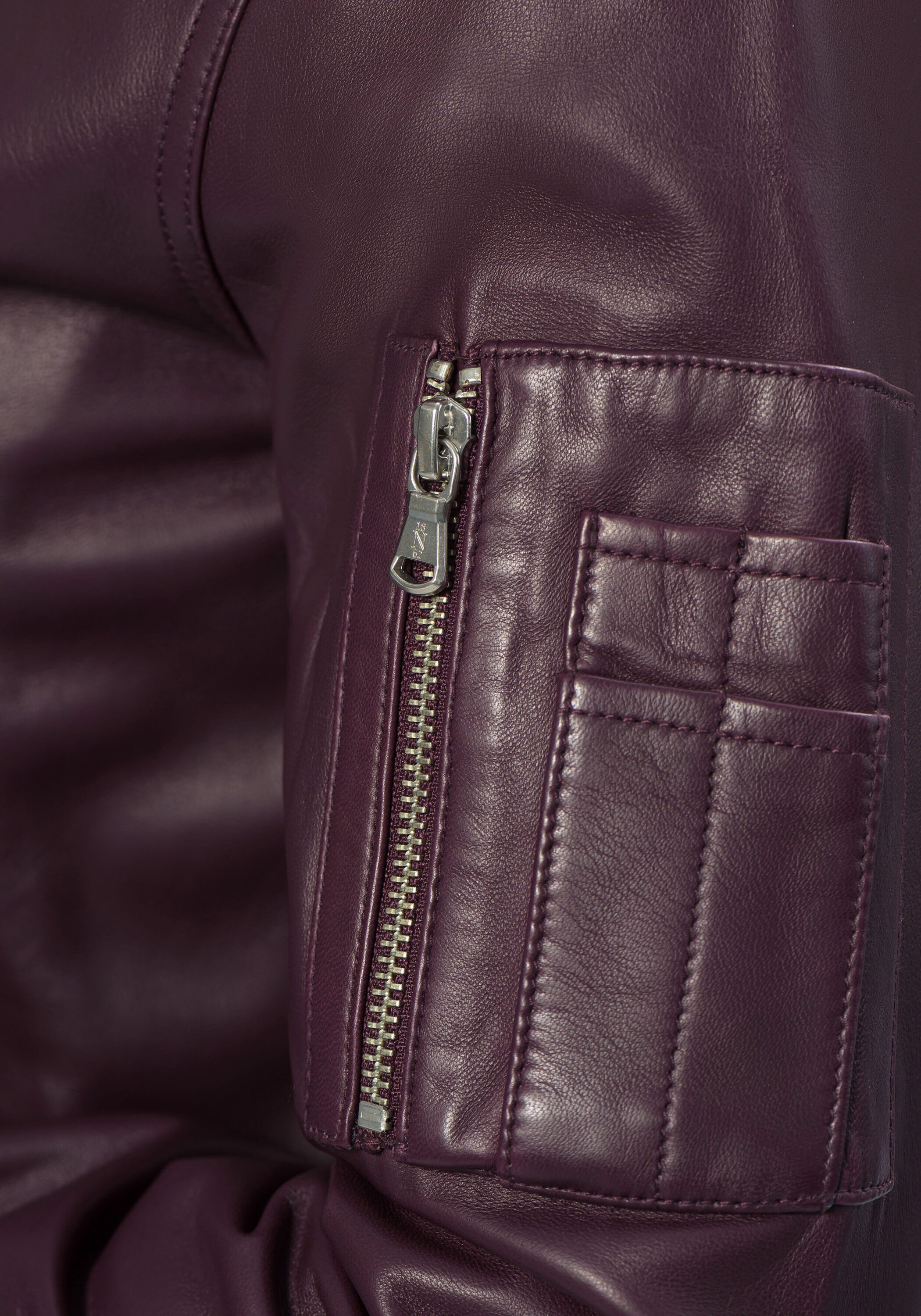 18N62 Lederjacke NEGIL (1-St) aus edlem, leichtem Lammnappaleder – Bild 5 von 5
