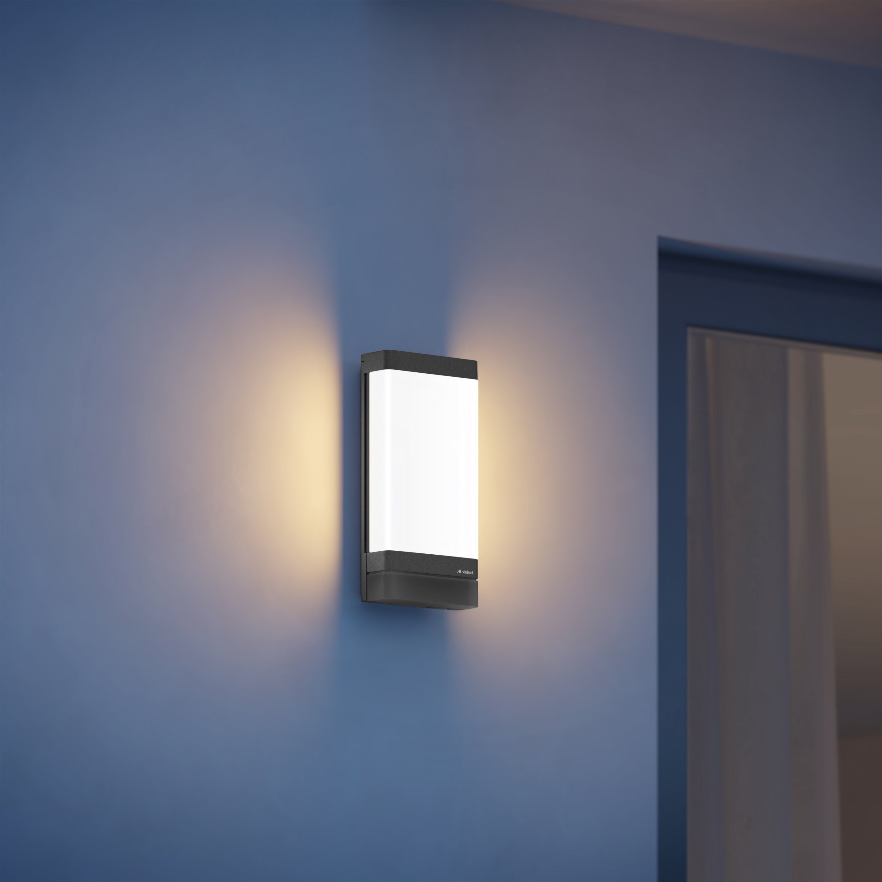 steinel LED Außen-Wandleuchte L 271 digi, Bluetooth, LED fest integriert, Warmweiß, 3000K