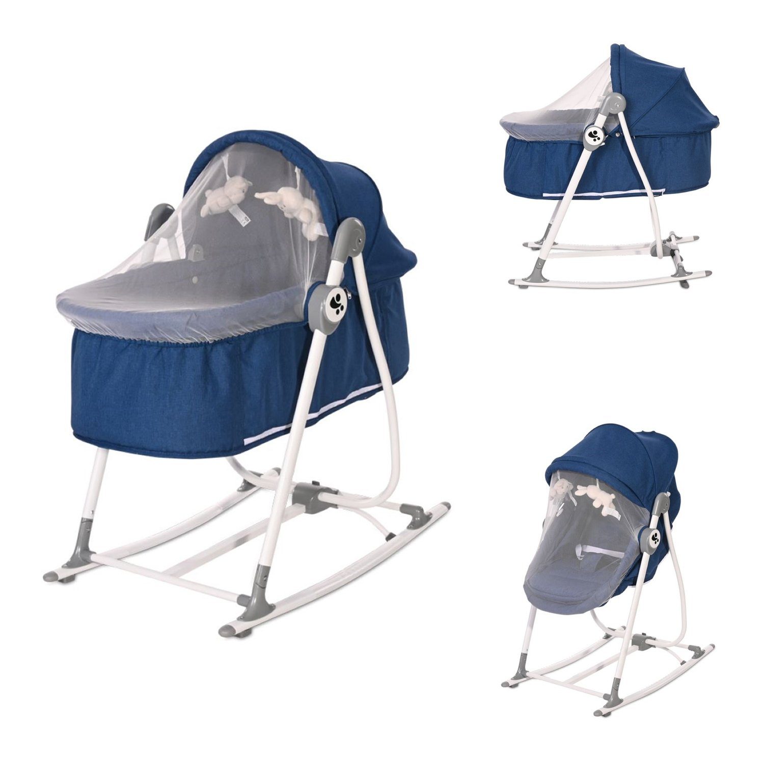 Babywippe Babywiege Alicante 2 in 1