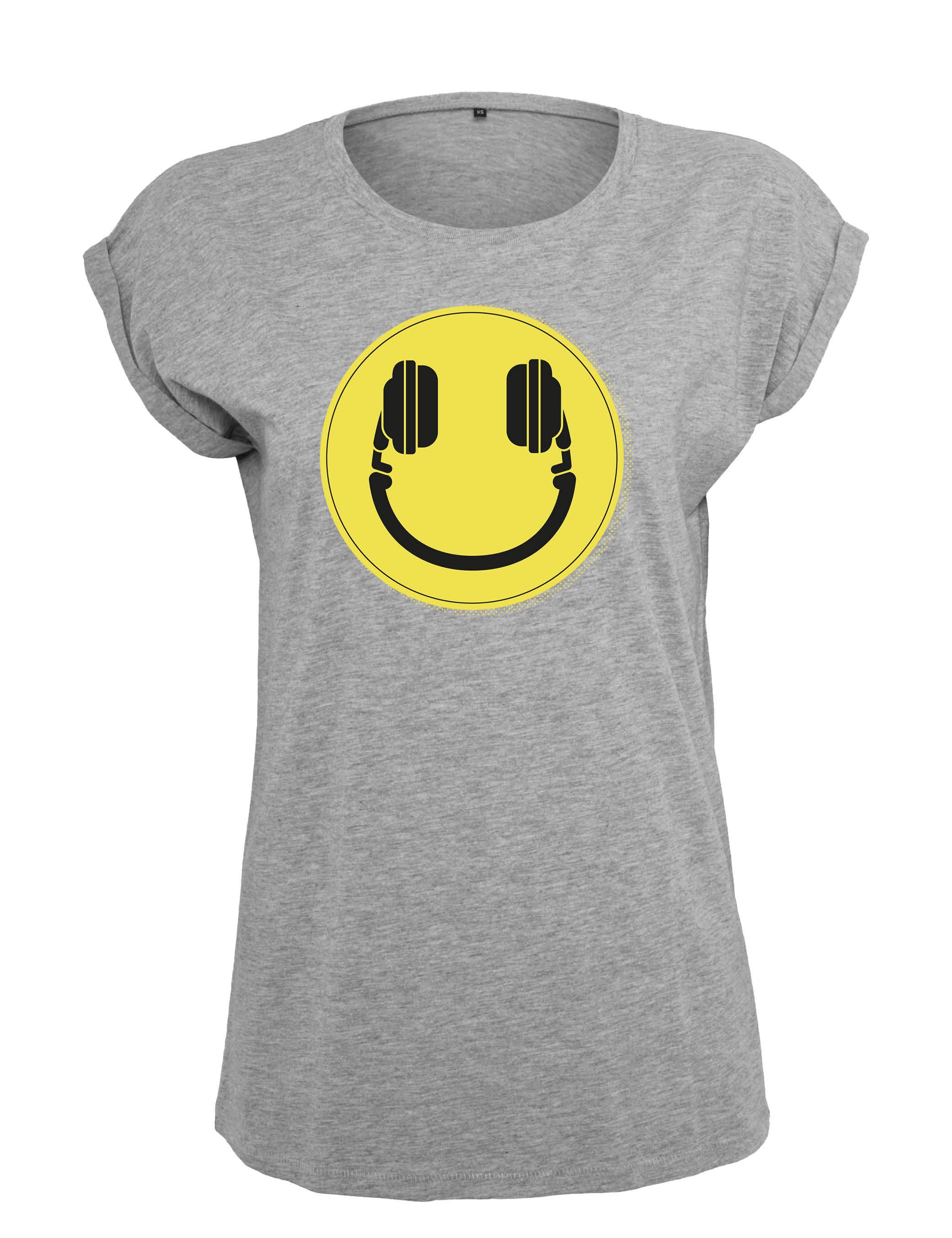 Youth Designz Print-Shirt "Headset Smiley" Damen günstig online kaufen