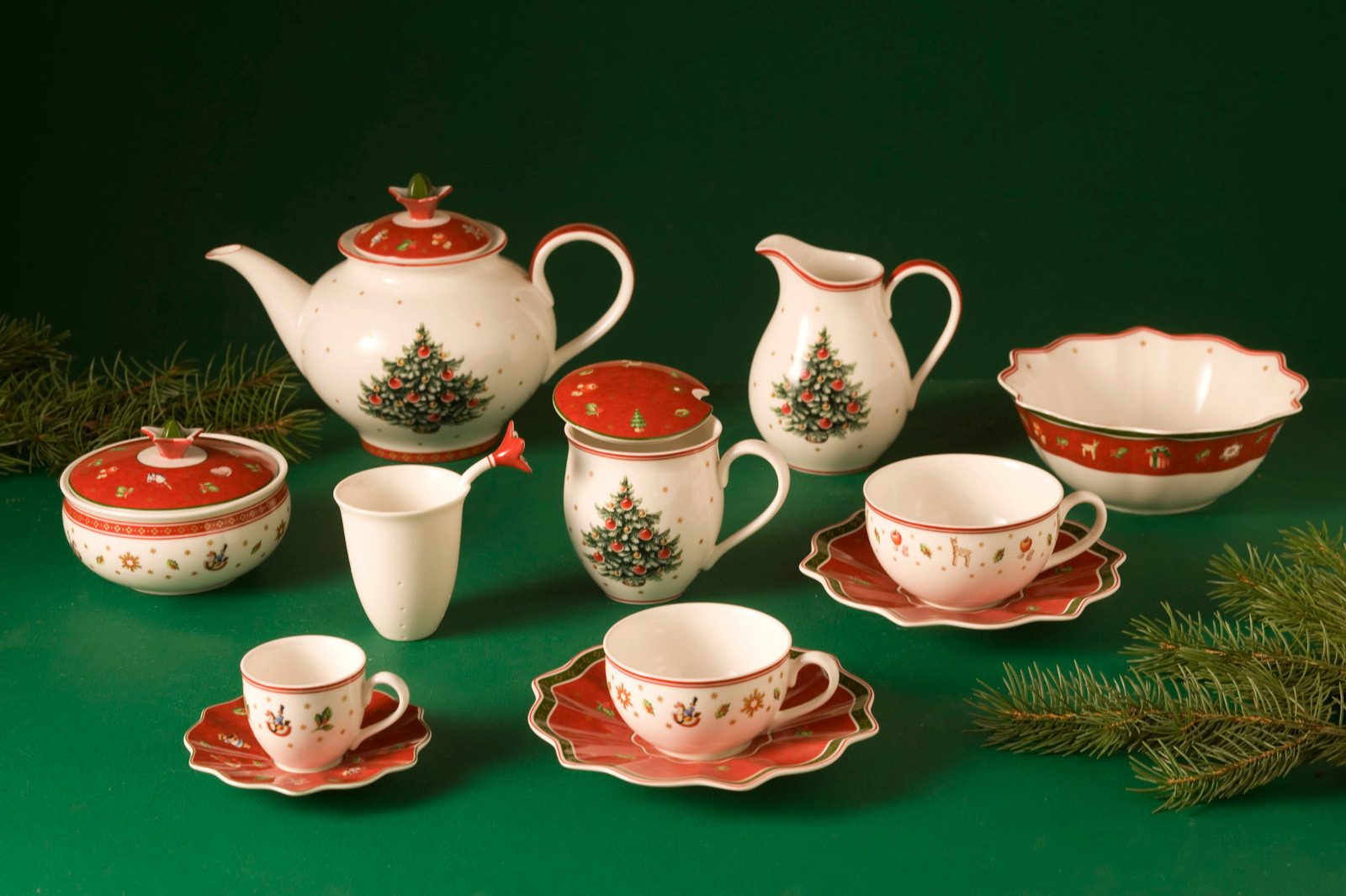 Villeroy & Boch Geschirr-Set Toy's Delight Milchkaffee-Obertasse 0,3 l Set6, Premium Porcelain