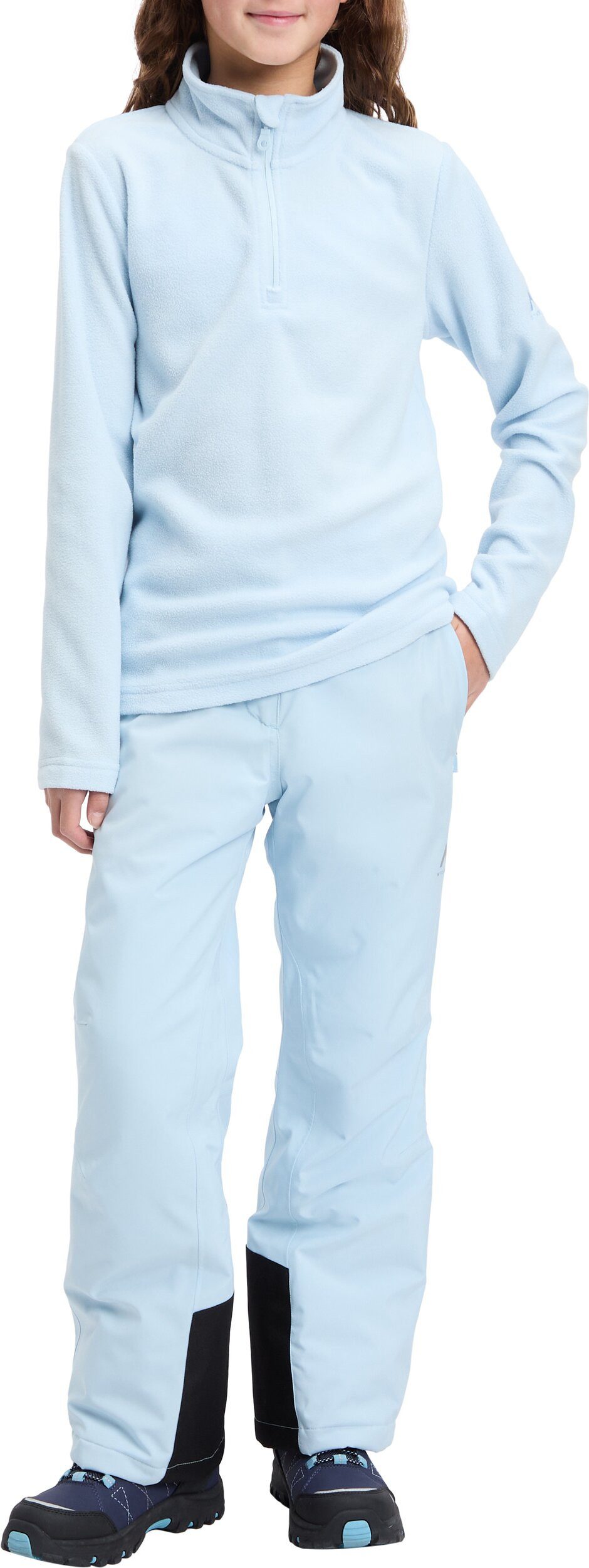 McKINLEY Fleecepullover Ki.-Langarmshirt Amarillo HZ FL J BLACK IRIS