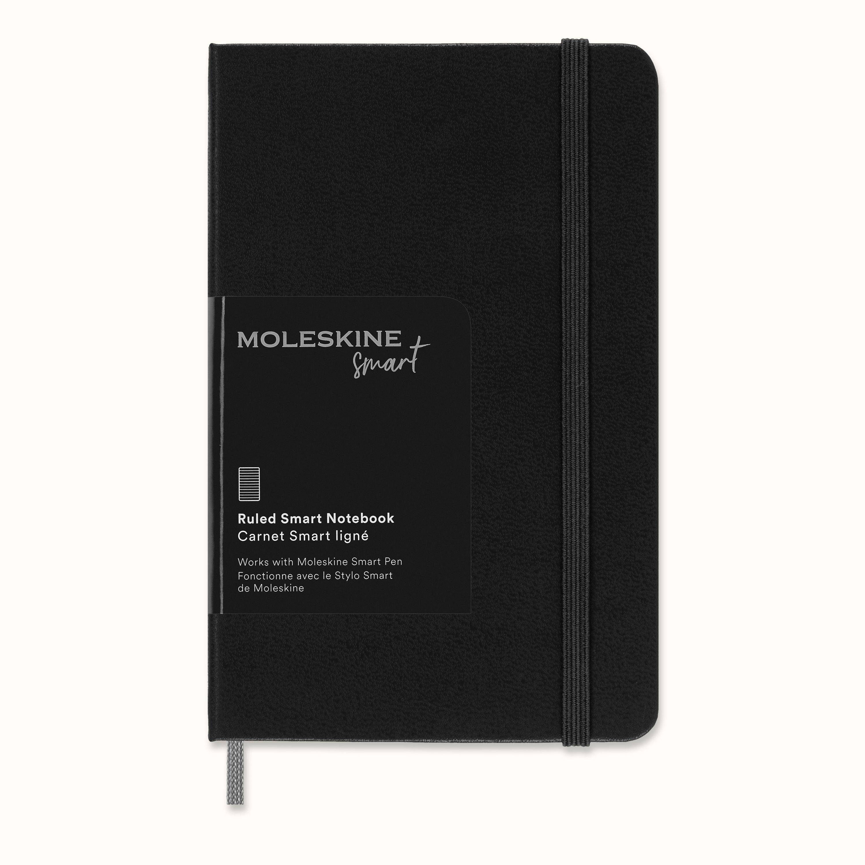 Notizbuch Moleskine Smart Notizbücher, Pocket/A6, Schwarz